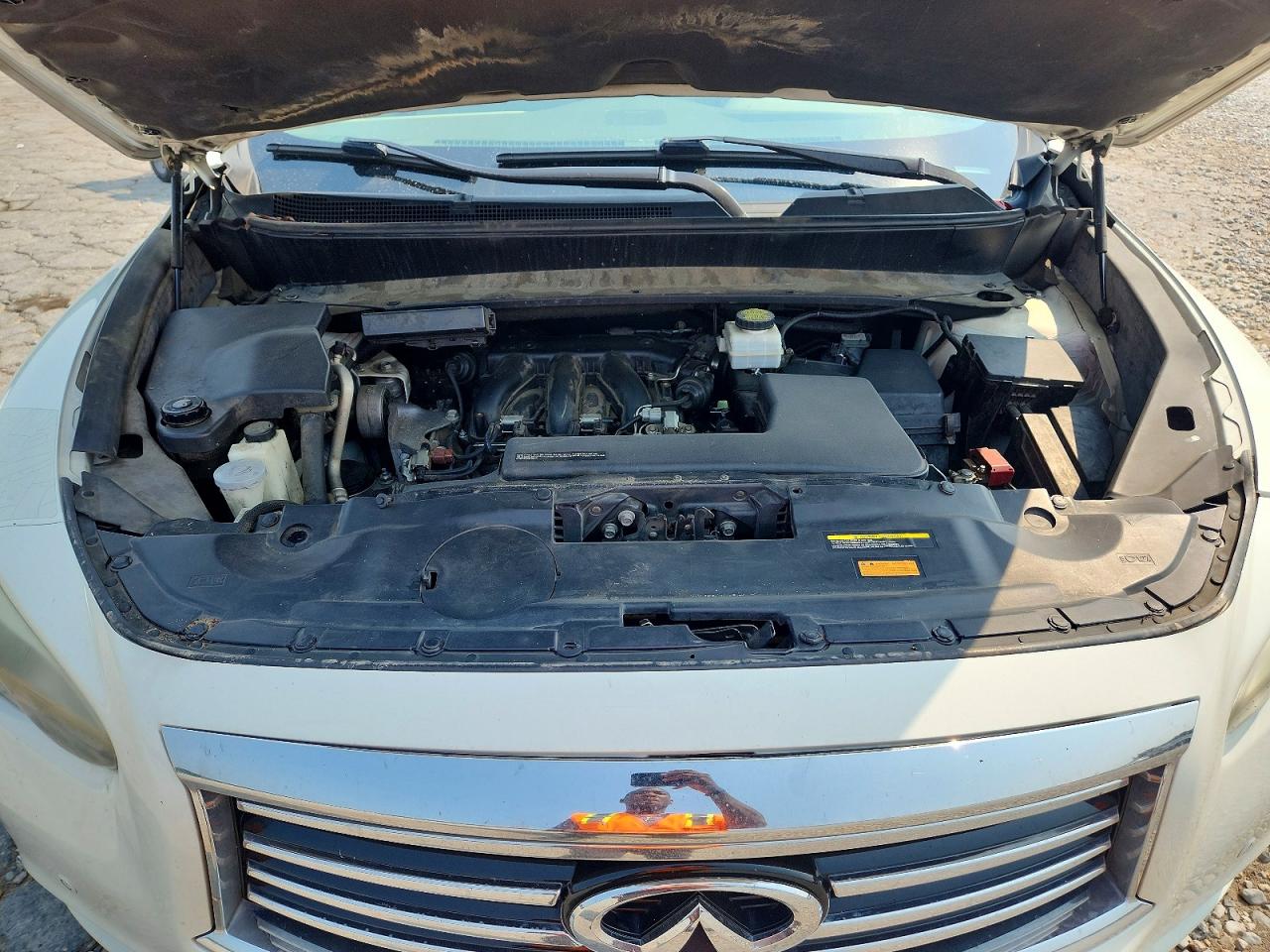 2013 Infiniti Jx35 Base White vin: 5N1AL0MN1DC316797