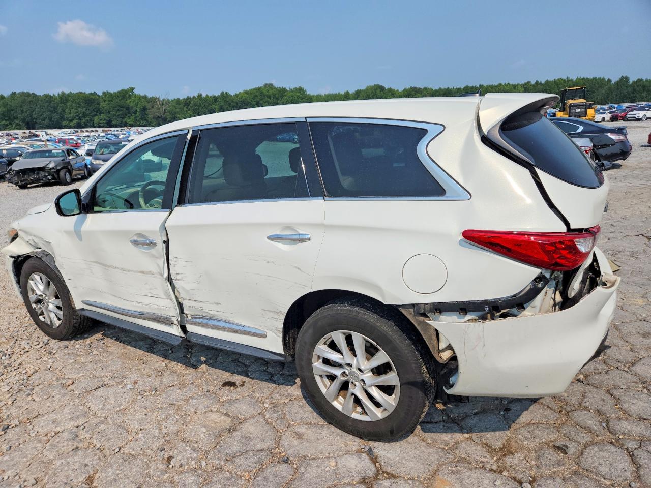 2013 Infiniti Jx35 Base White vin: 5N1AL0MN1DC316797