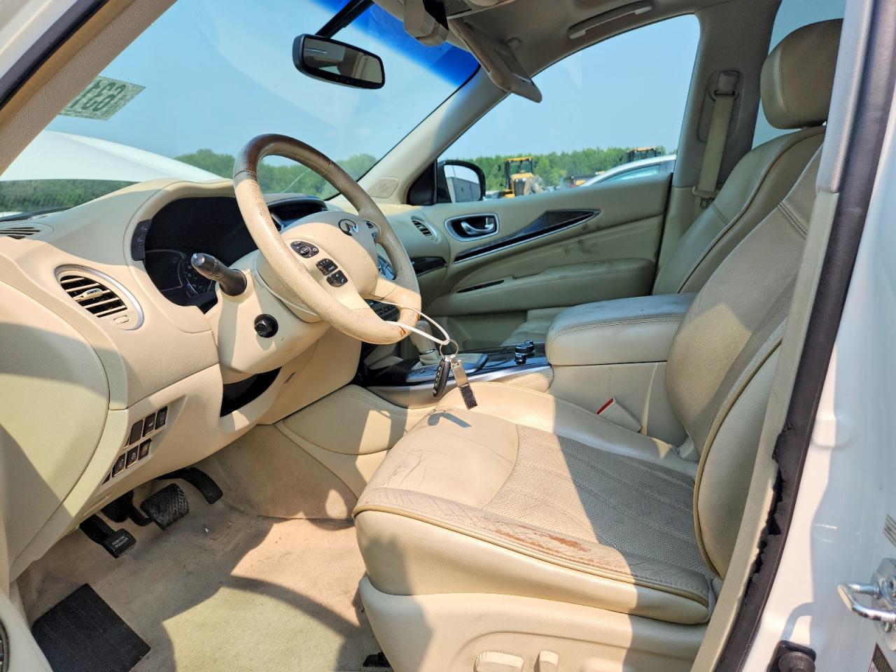 2013 Infiniti Jx35 Base White vin: 5N1AL0MN1DC316797