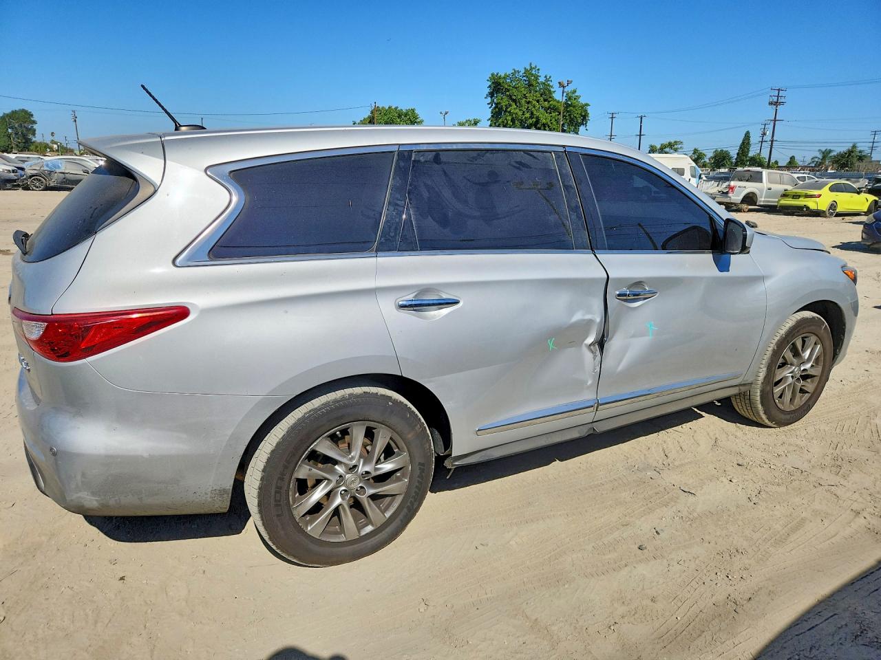 2013 Infiniti Jx35 Base Silver vin: 5N1AL0MN1DC322552