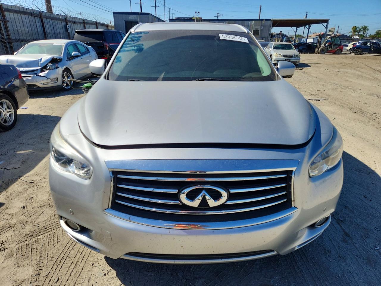 2013 Infiniti Jx35 Base Silver vin: 5N1AL0MN1DC322552