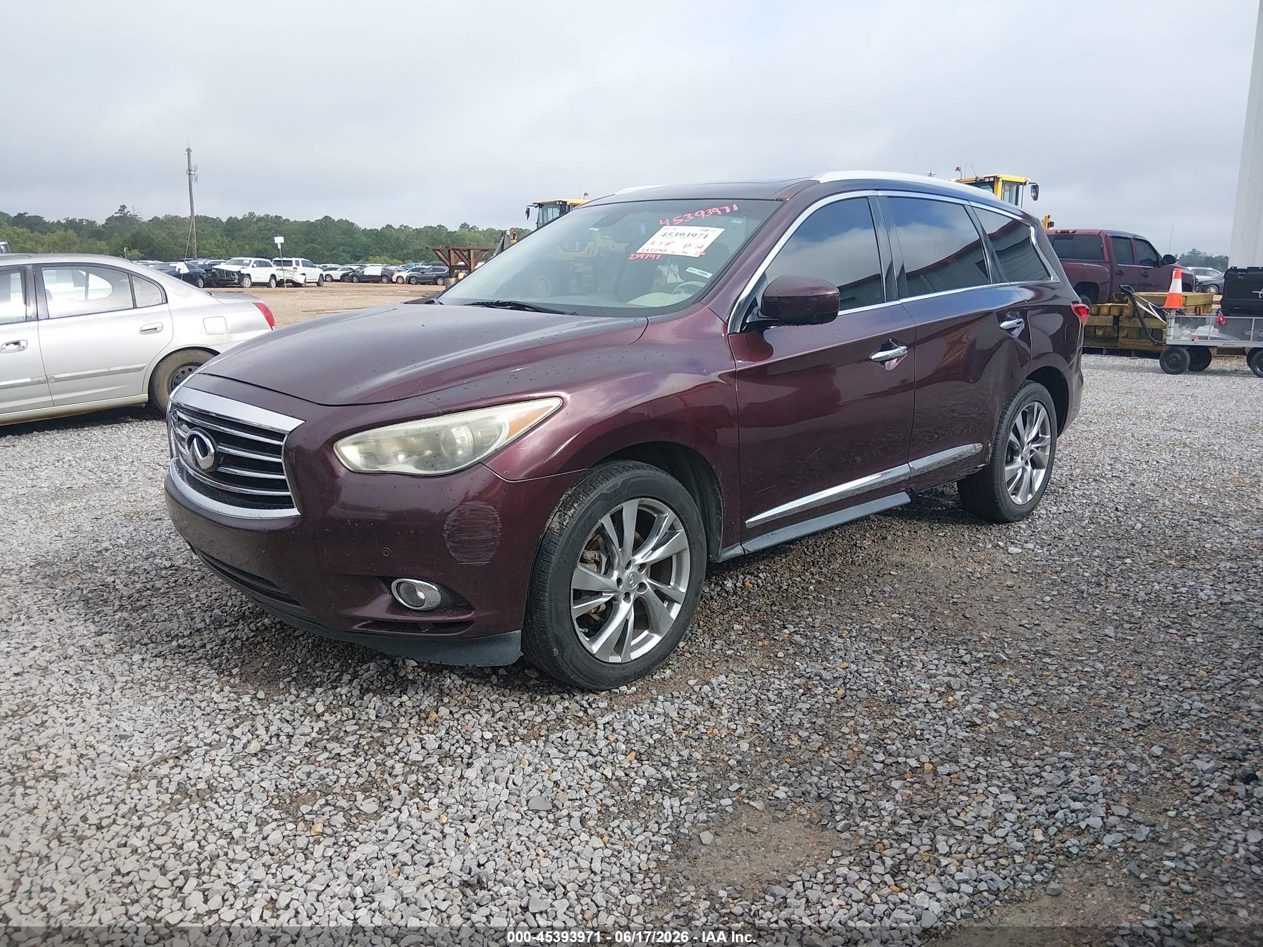 2013 Infiniti Jx35   Champagne vin: 5N1AL0MN1DC336936
