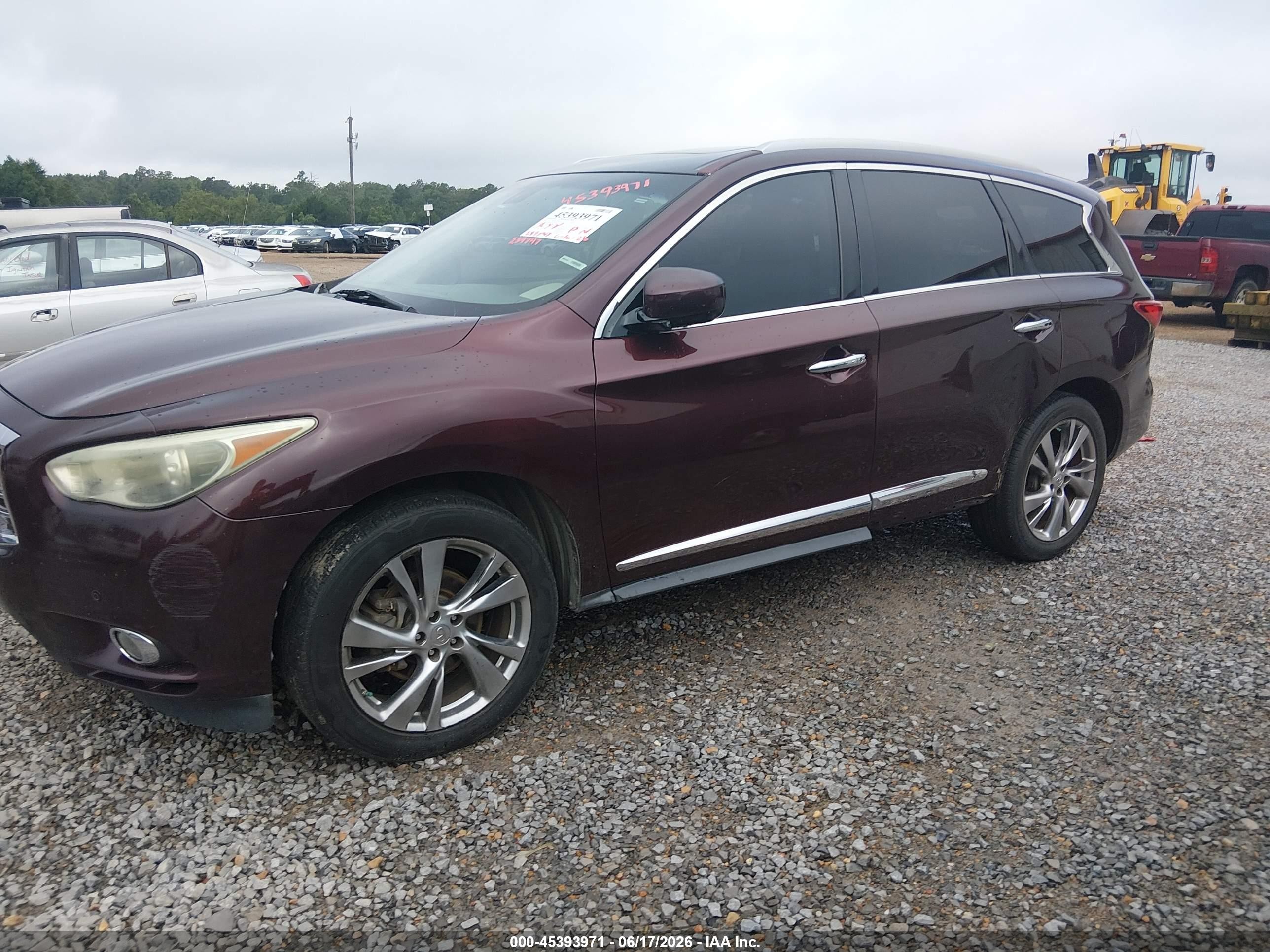 2013 Infiniti Jx35   Champagne vin: 5N1AL0MN1DC336936