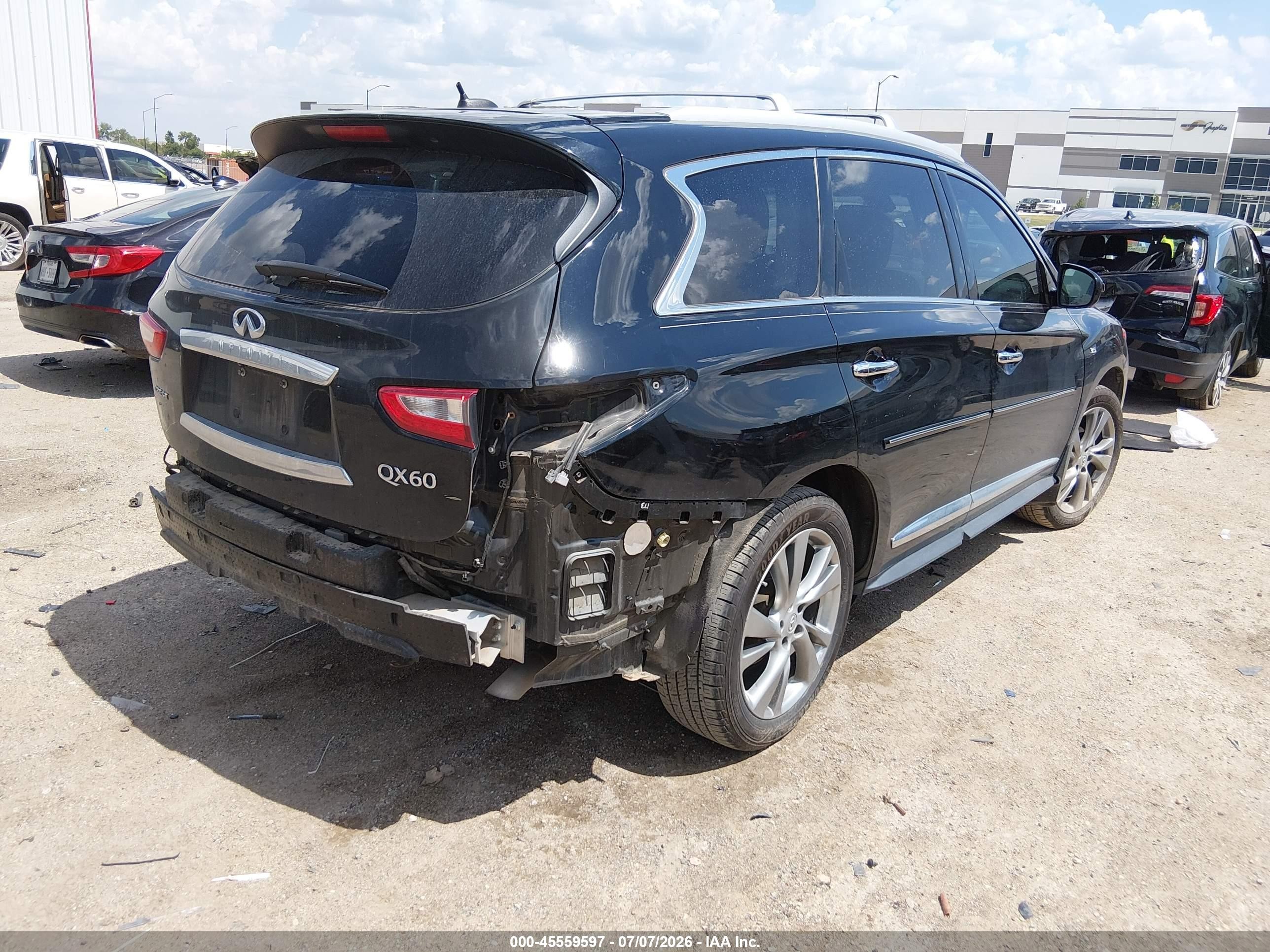 2014 Infiniti Qx60   Black vin: 5N1AL0MN1EC503930