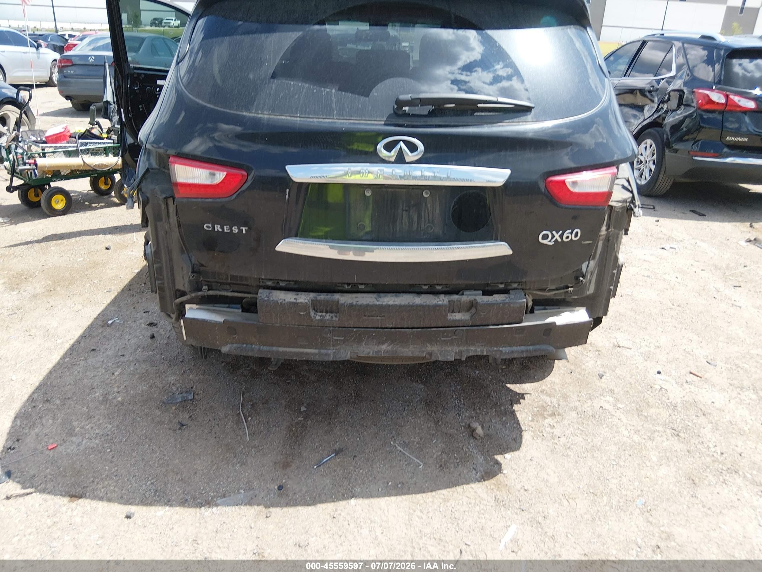2014 Infiniti Qx60   Black vin: 5N1AL0MN1EC503930