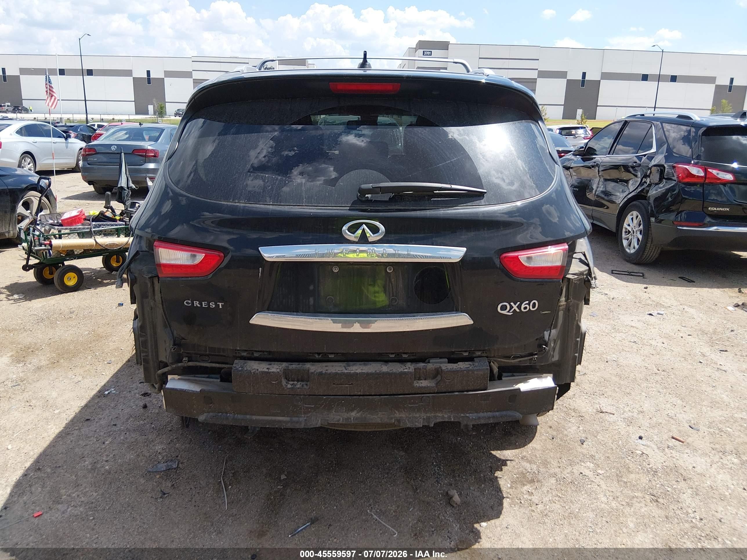 2014 Infiniti Qx60   Black vin: 5N1AL0MN1EC503930