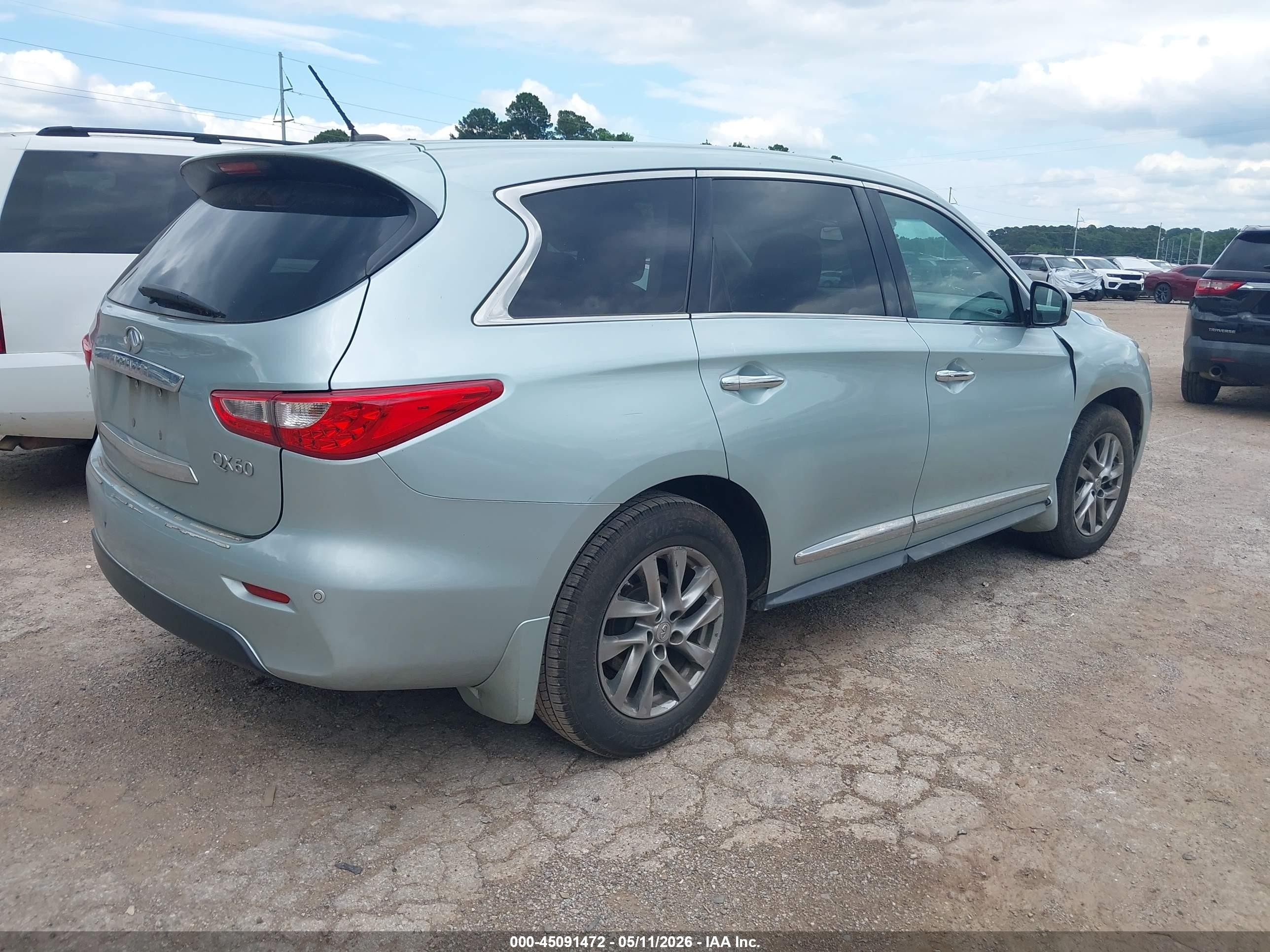 2014 Infiniti Qx60   Green vin: 5N1AL0MN1EC514166