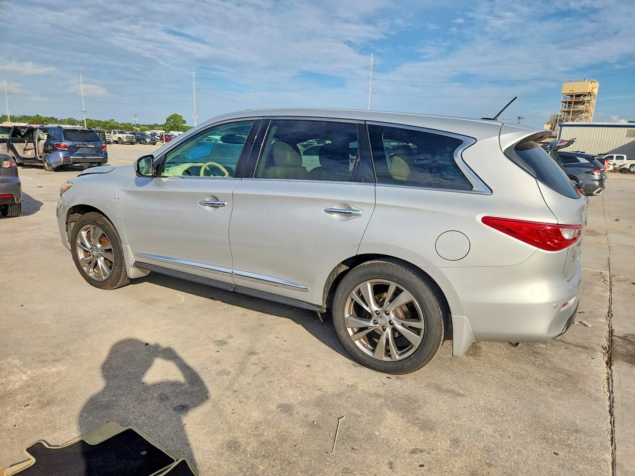 2014 Infiniti Qx60 Base Silver vin: 5N1AL0MN1EC523448