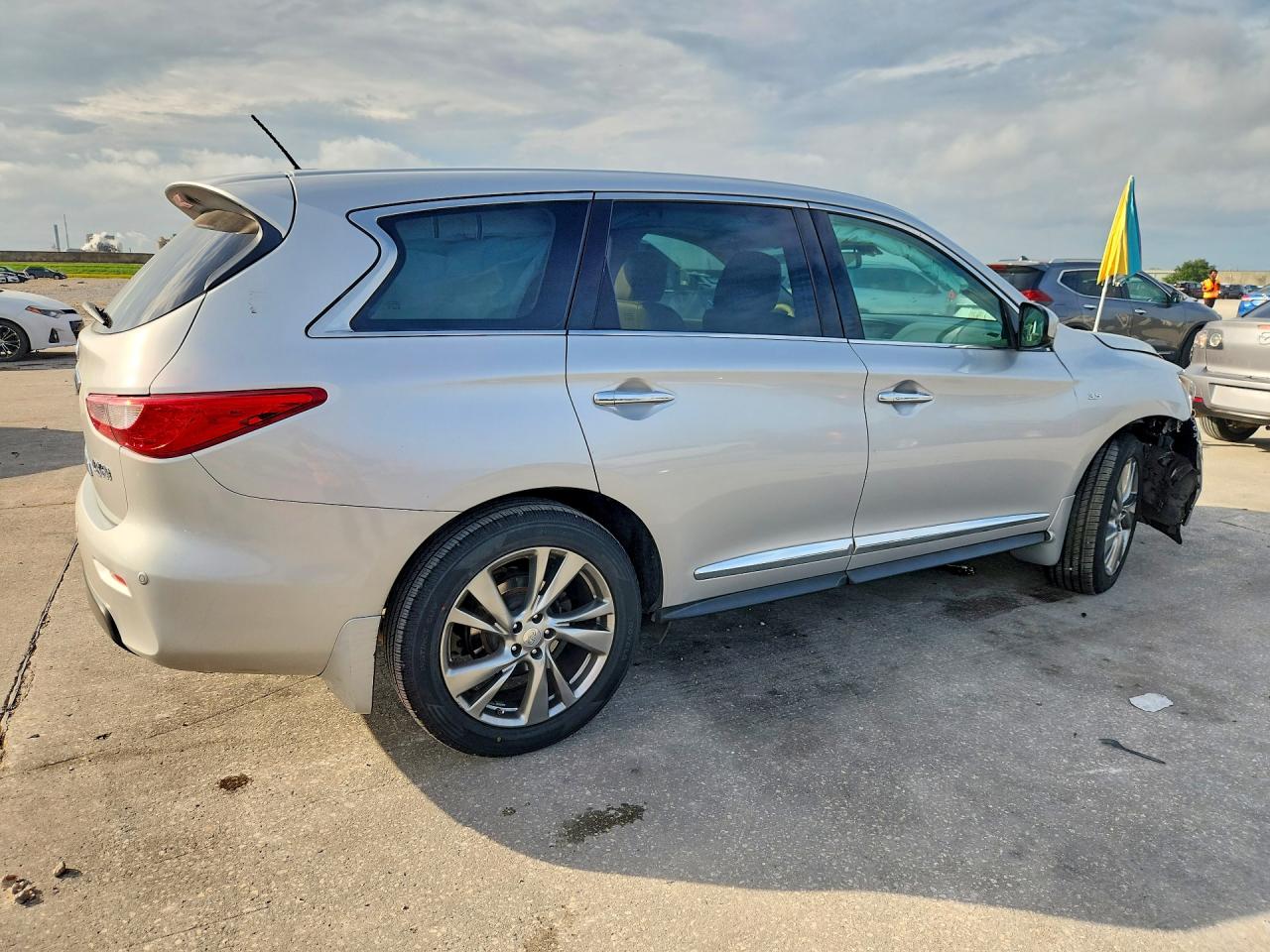 2014 Infiniti Qx60 Base Silver vin: 5N1AL0MN1EC523448