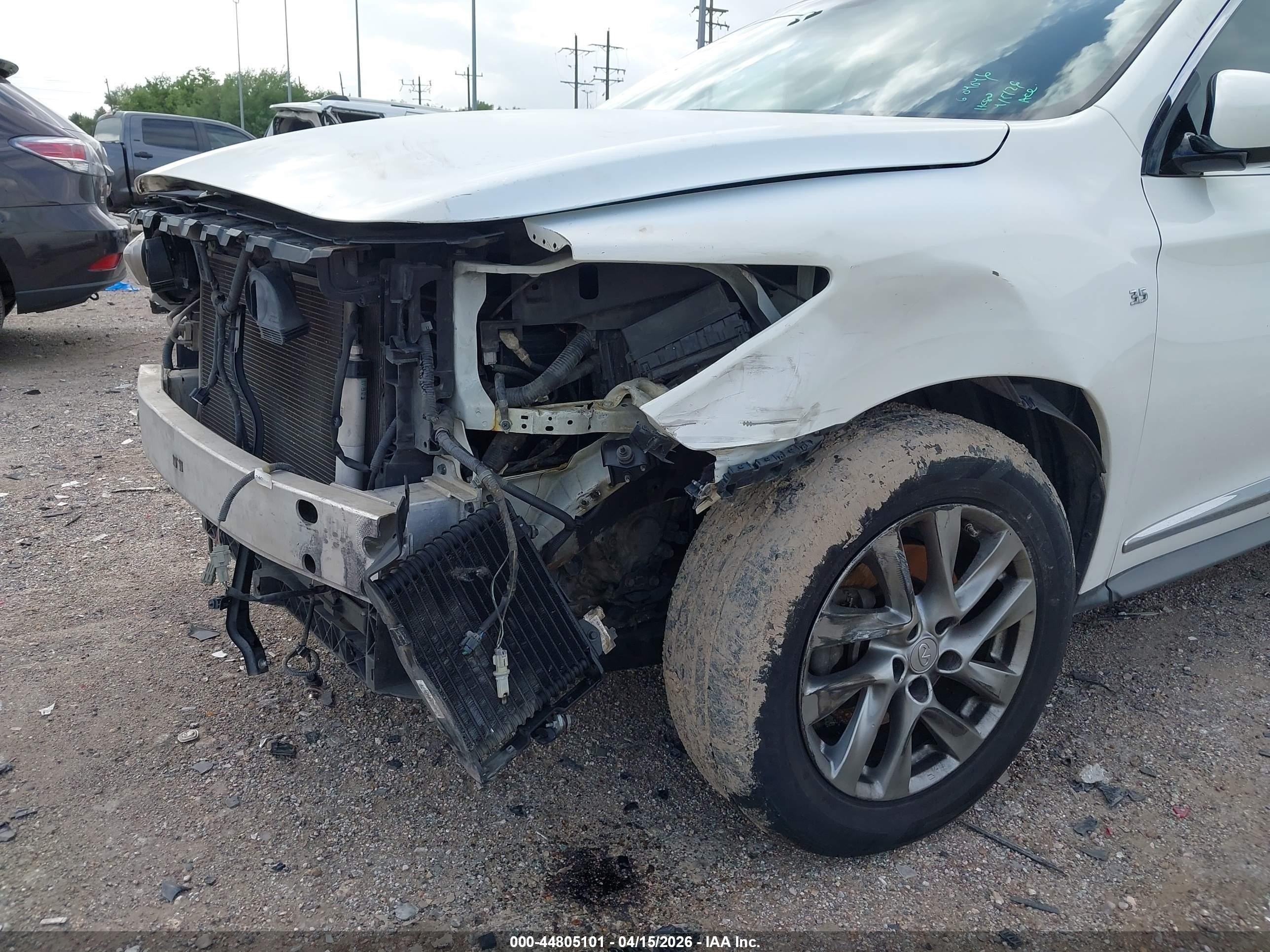 2014 Infiniti Qx60   White vin: 5N1AL0MN1EC541724