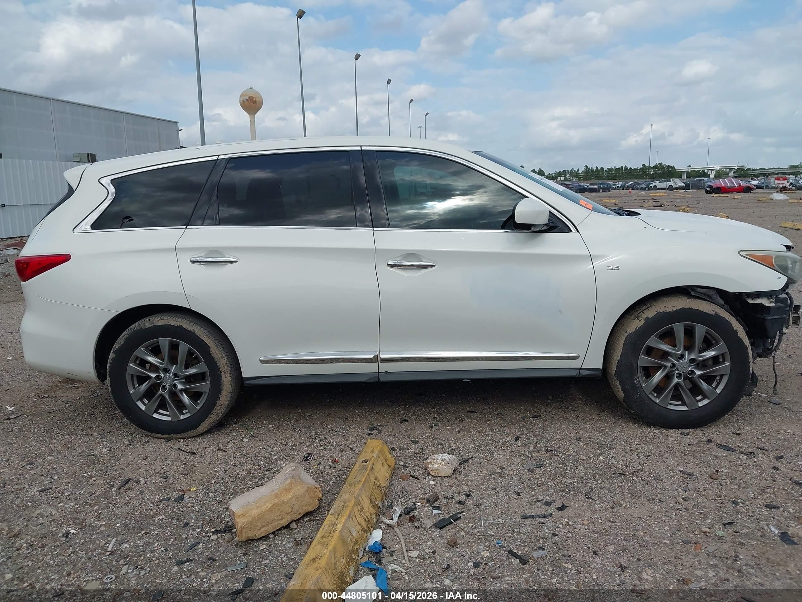 2014 Infiniti Qx60   White vin: 5N1AL0MN1EC541724