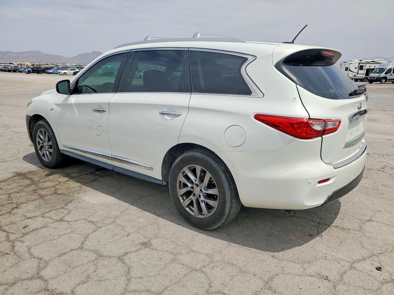 2014 Infiniti Qx60 Base White vin: 5N1AL0MN1EC543506