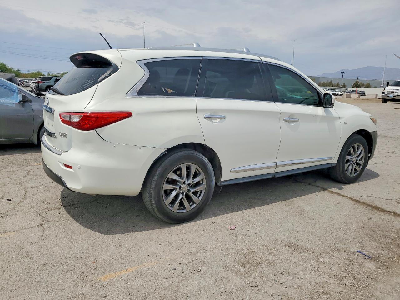 2014 Infiniti Qx60 Base White vin: 5N1AL0MN1EC543506