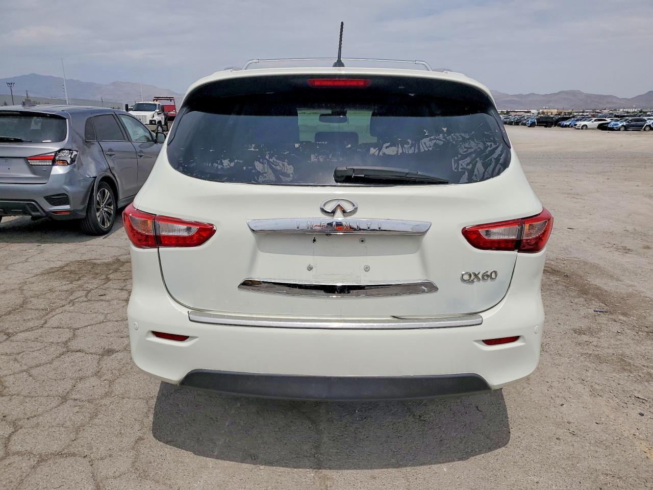 2014 Infiniti Qx60 Base White vin: 5N1AL0MN1EC543506