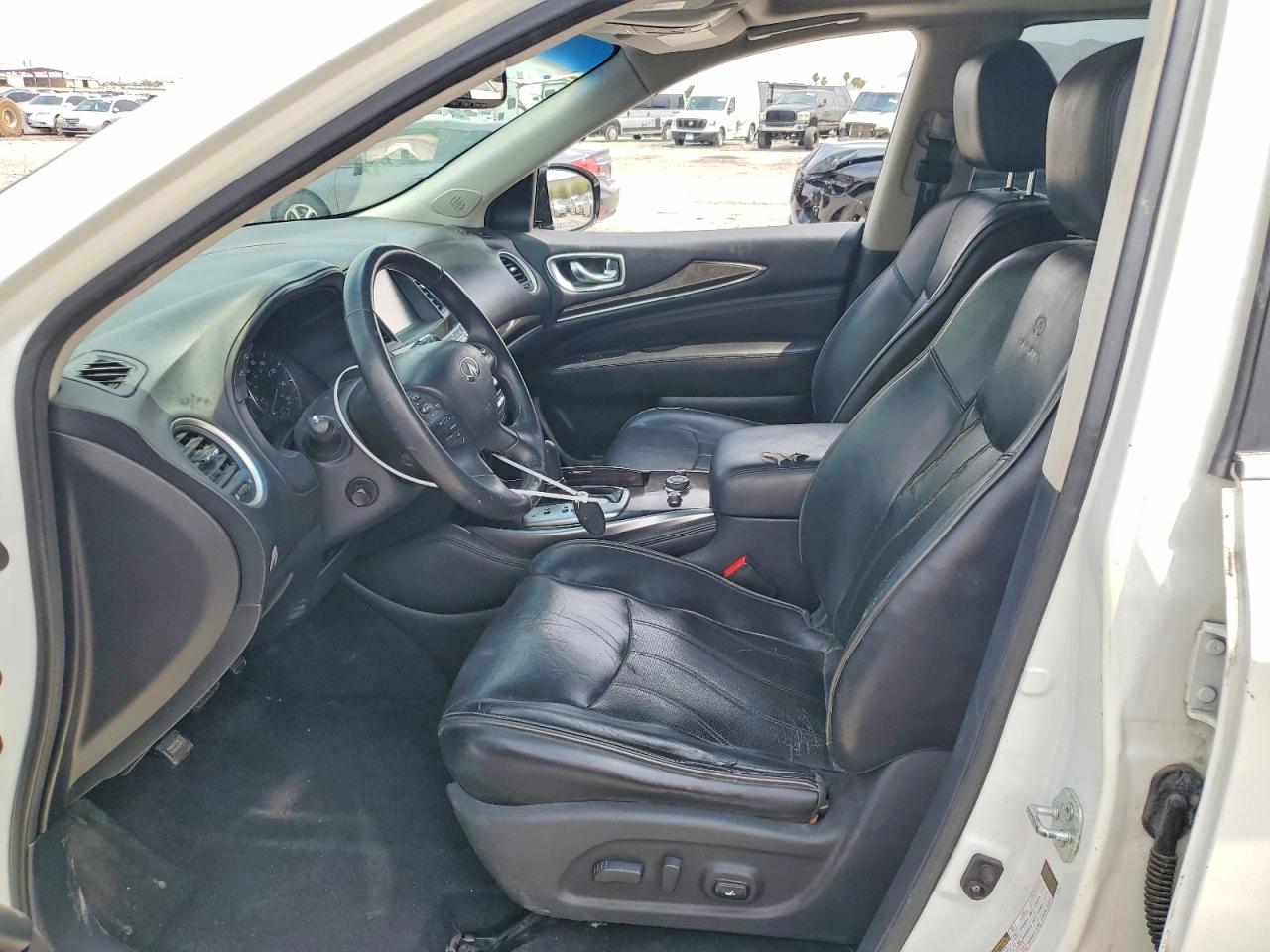2014 Infiniti Qx60 Base White vin: 5N1AL0MN1EC543506