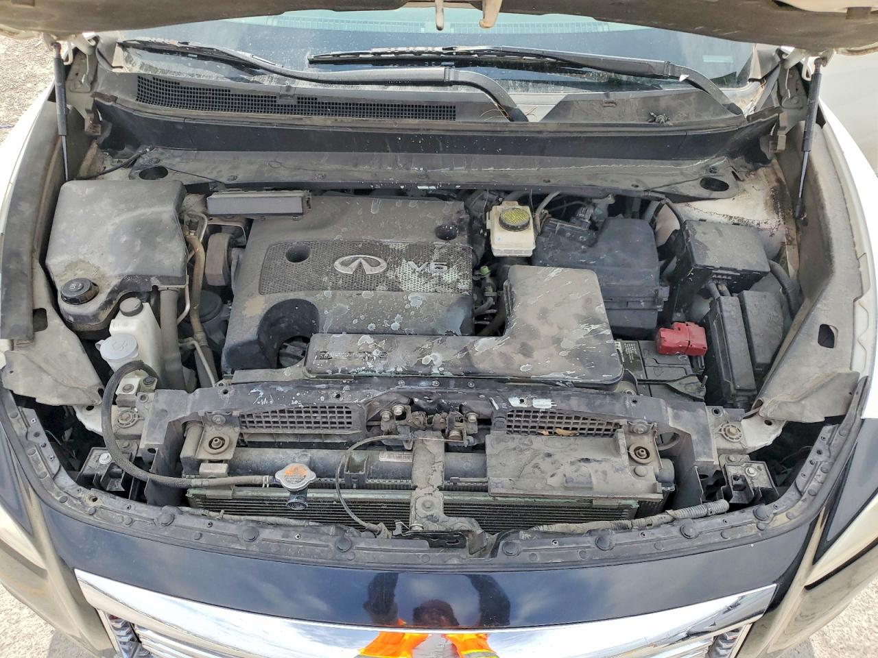 2014 Infiniti Qx60 Base White vin: 5N1AL0MN1EC543506