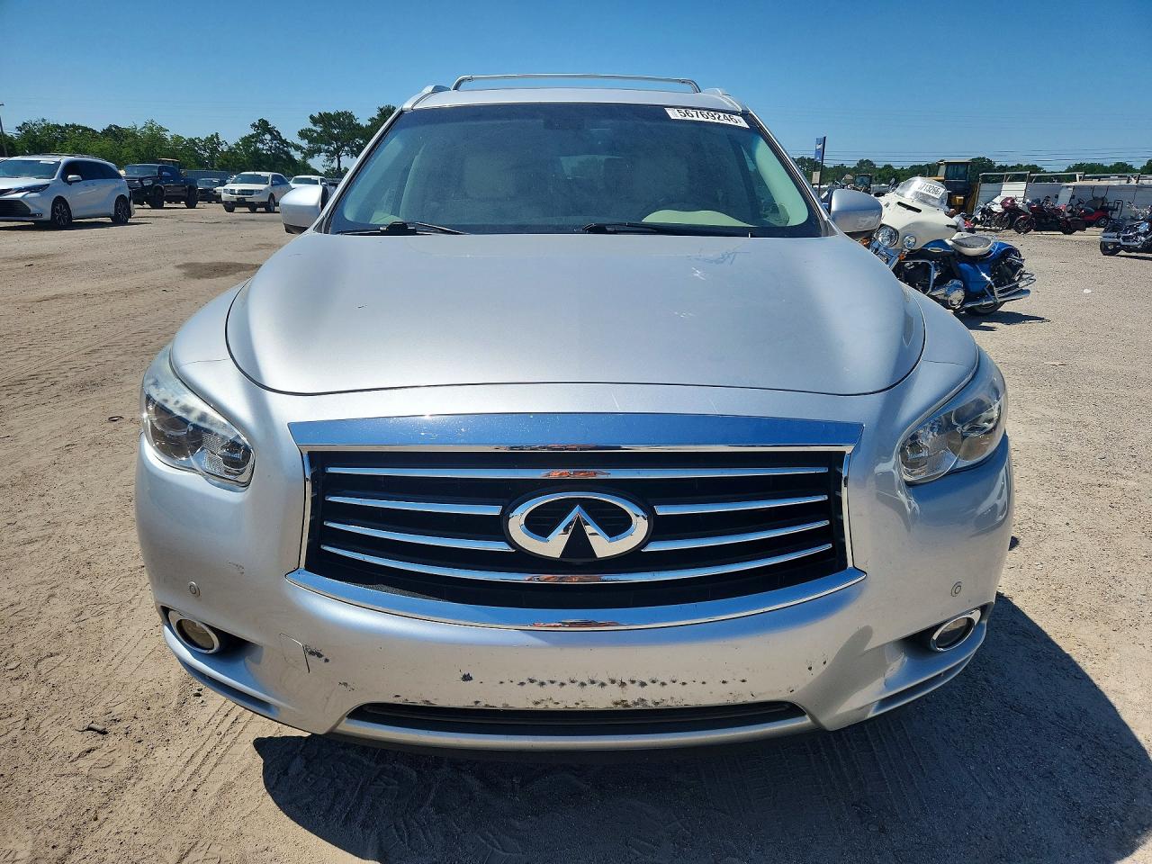 2015 Infiniti Qx60 Base Silver vin: 5N1AL0MN1FC501404