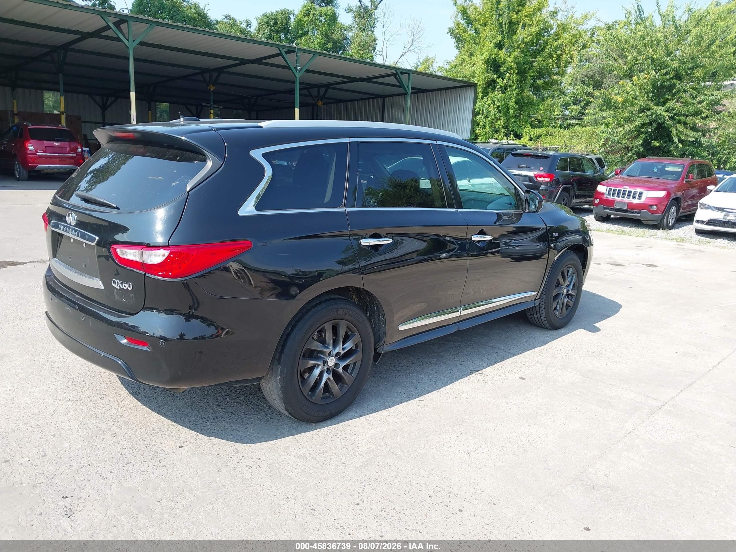 2015 Infiniti Qx60   Black vin: 5N1AL0MN1FC507087