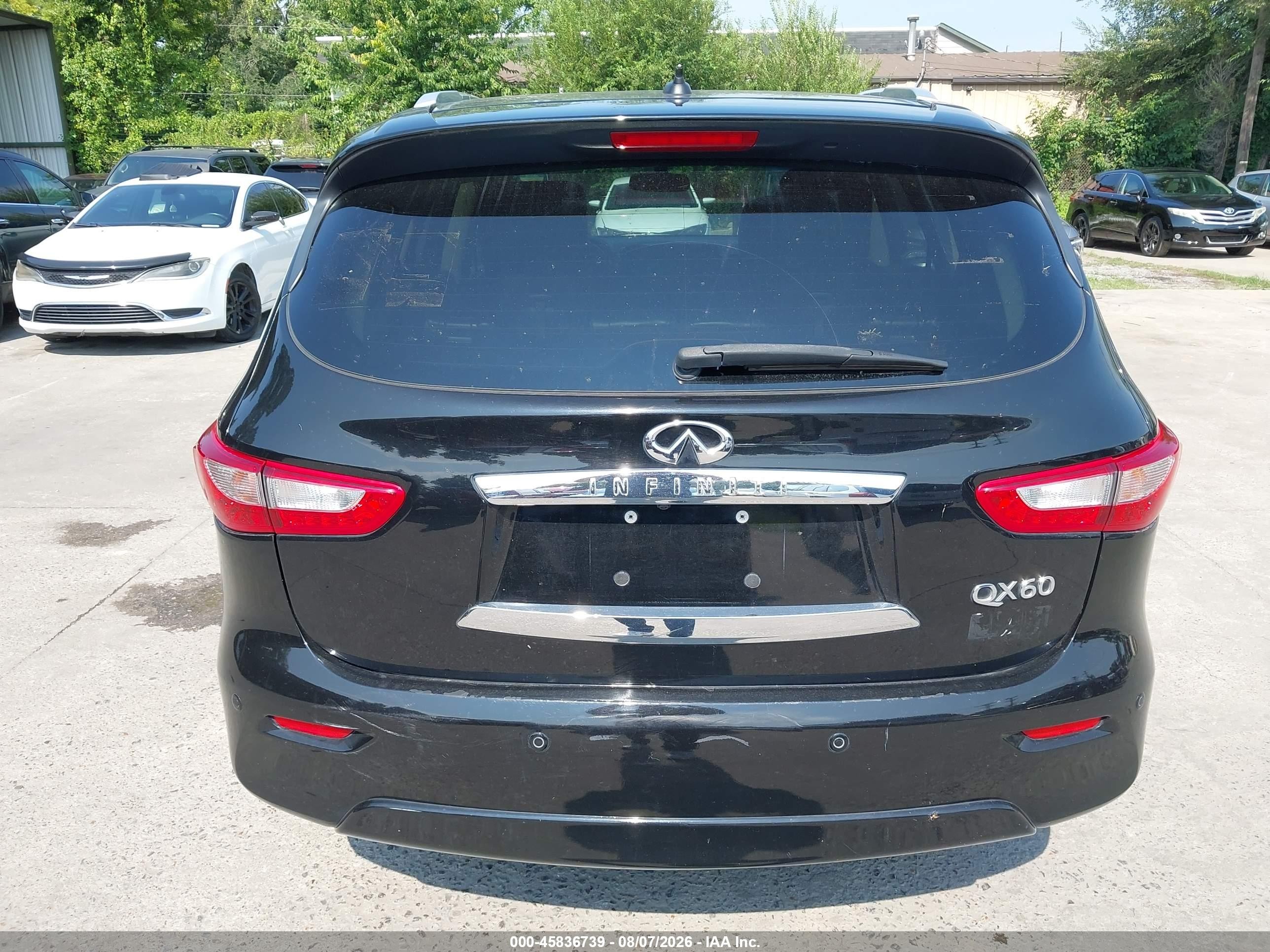 2015 Infiniti Qx60   Black vin: 5N1AL0MN1FC507087
