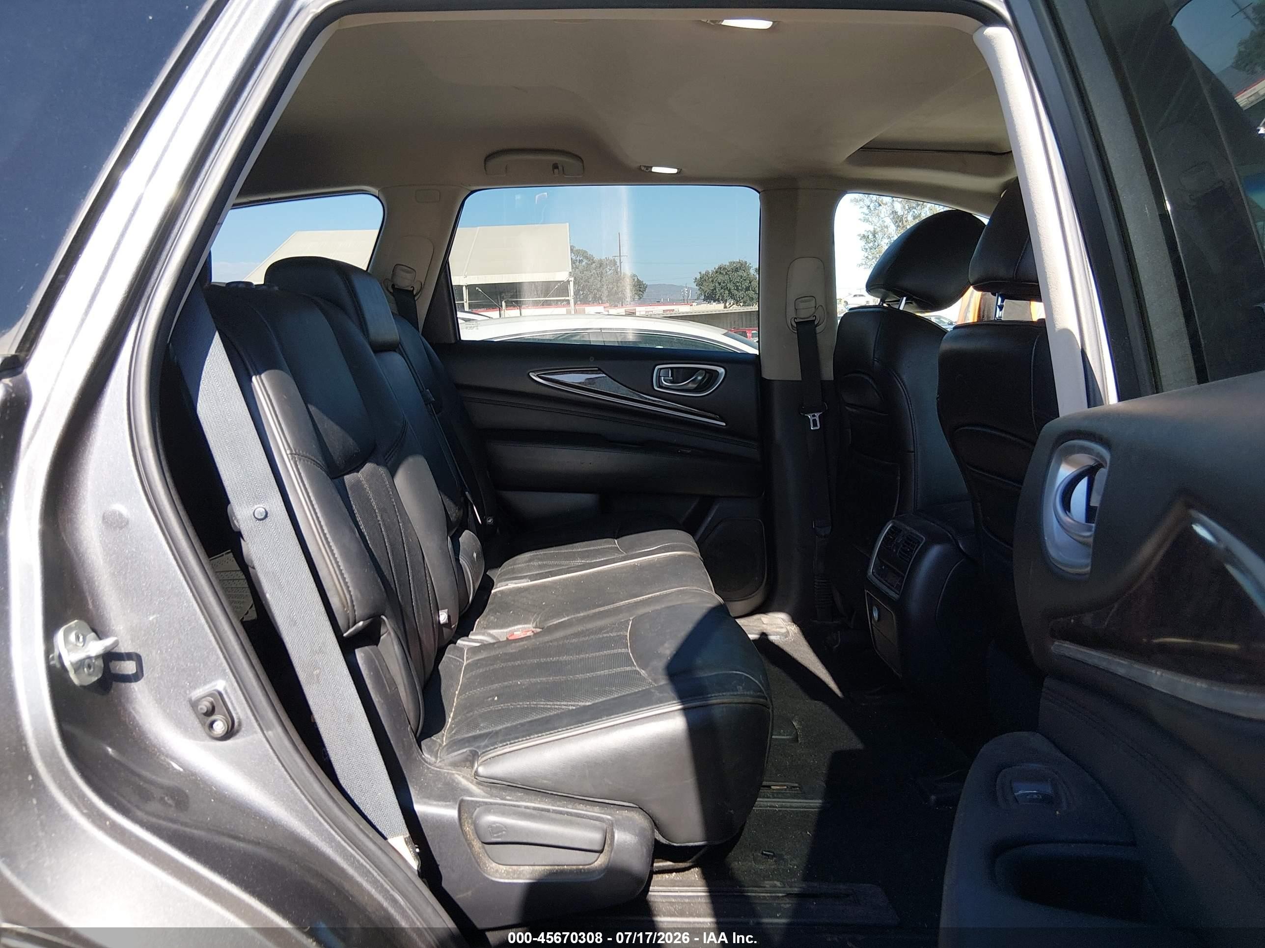 2015 Infiniti Qx60 Gray vin: 5N1AL0MN1FC522768