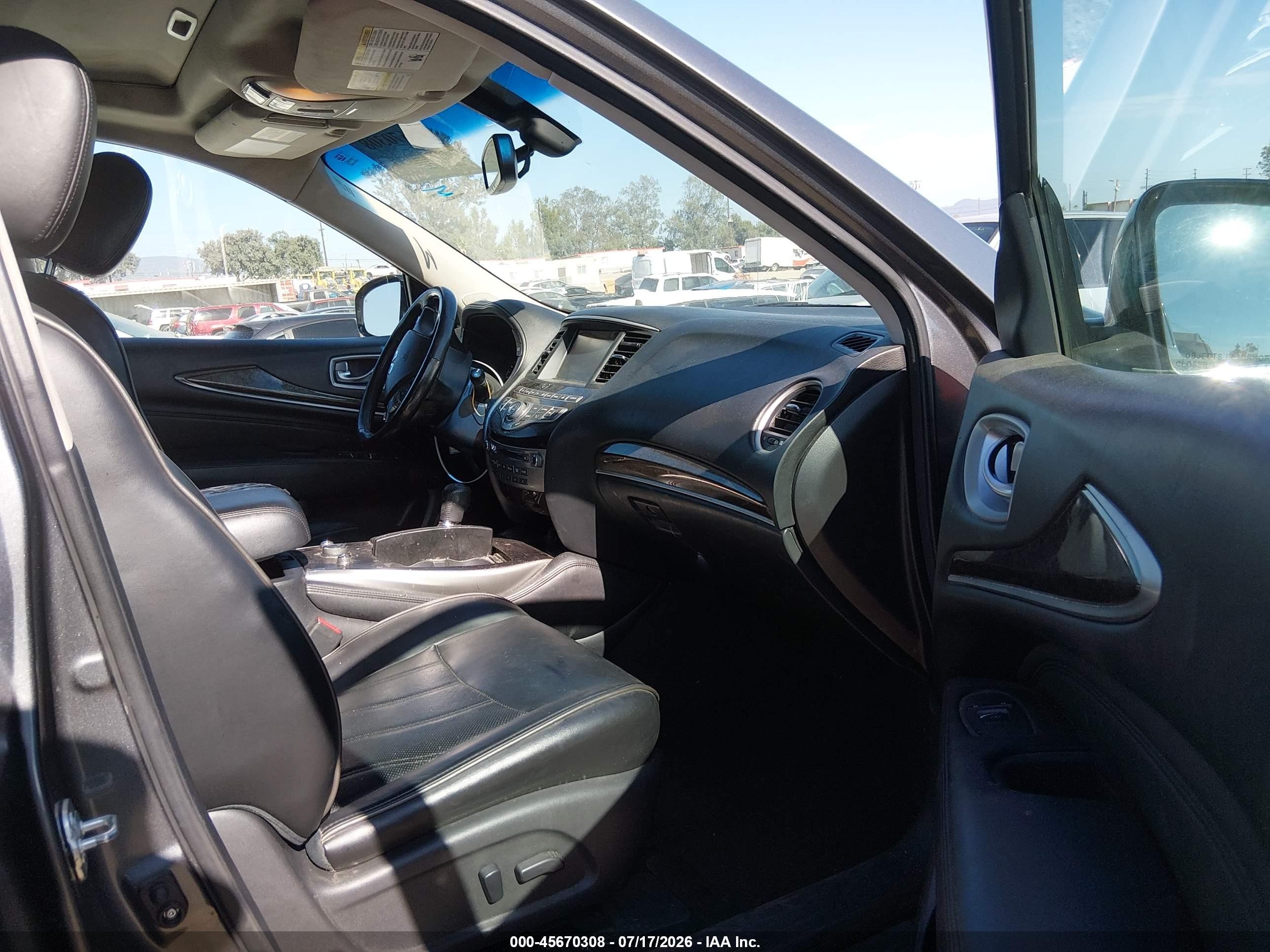 2015 Infiniti Qx60 Gray vin: 5N1AL0MN1FC522768