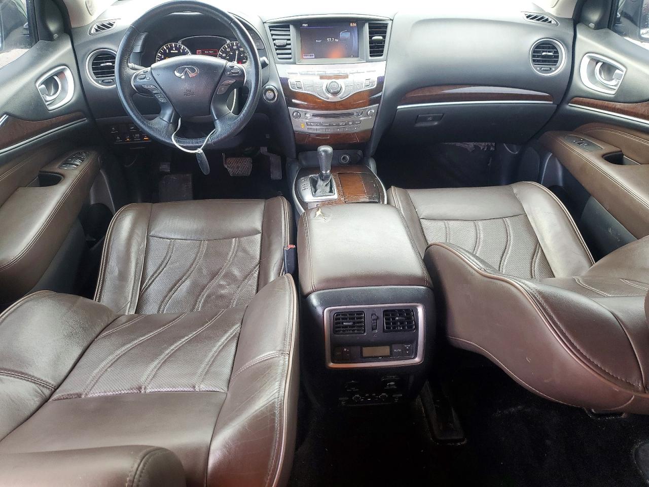 2015 Infiniti Qx60 Base White vin: 5N1AL0MN1FC527257