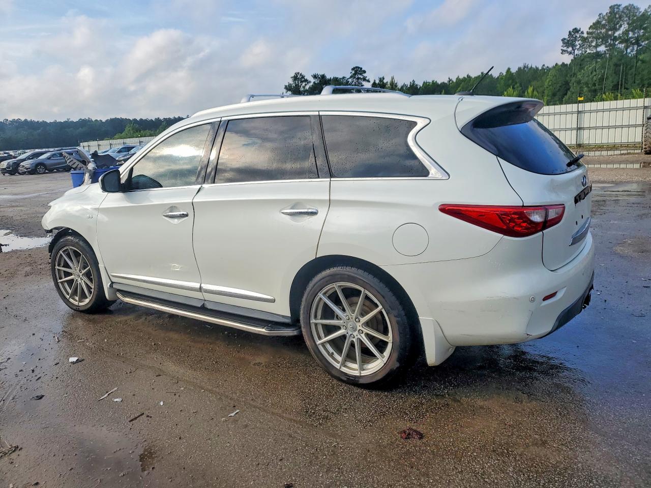 2015 Infiniti Qx60 Base White vin: 5N1AL0MN1FC527257