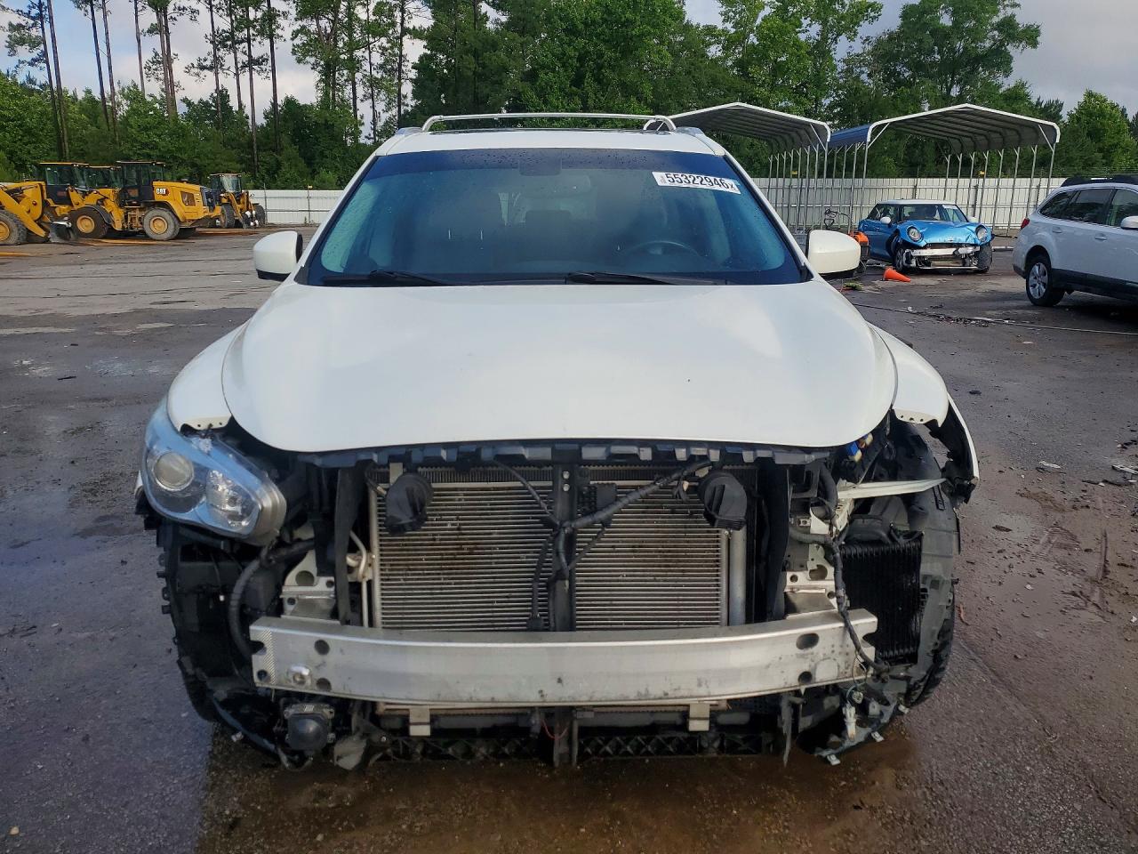 2015 Infiniti Qx60 Base White vin: 5N1AL0MN1FC527257