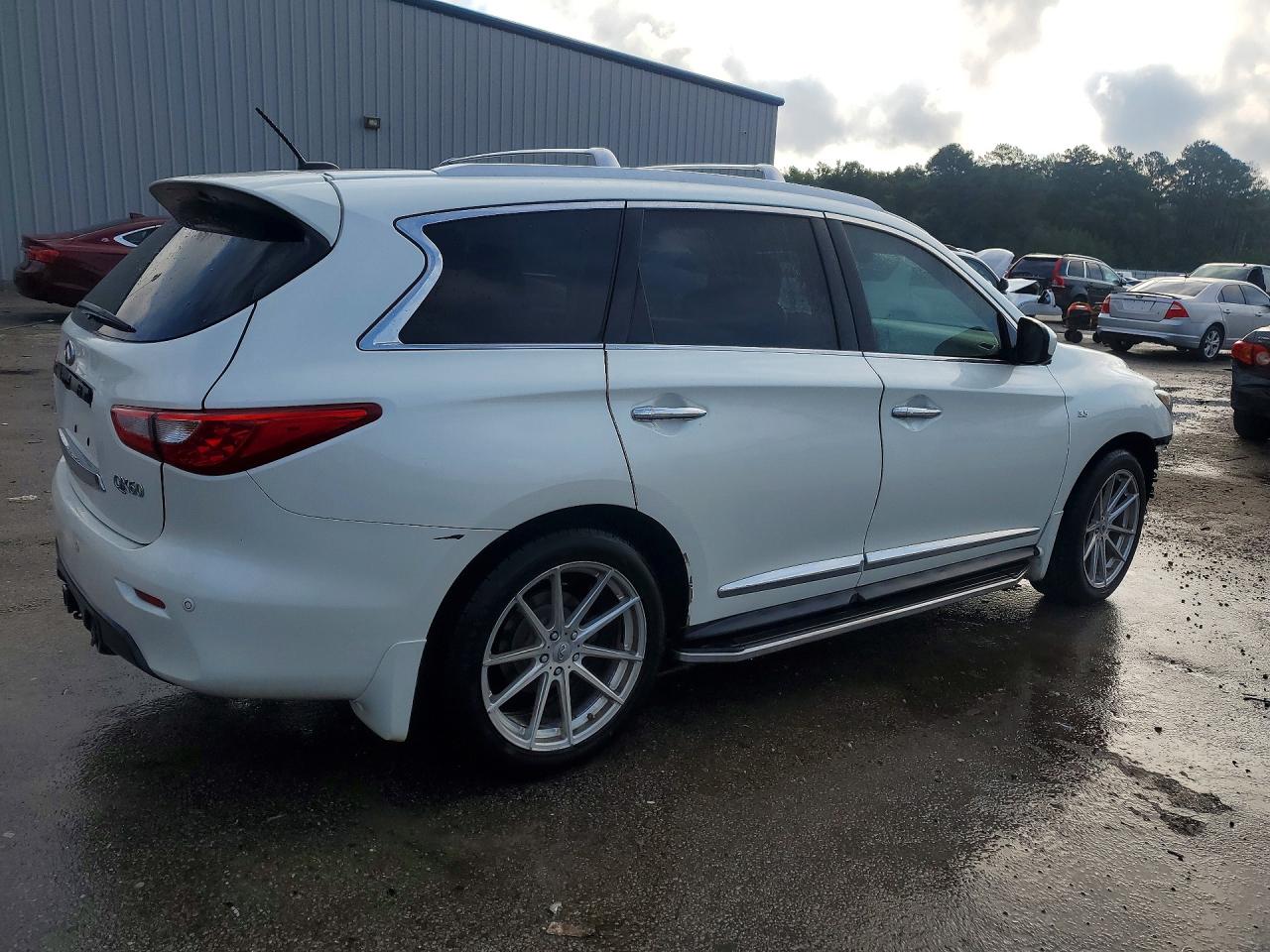 2015 Infiniti Qx60 Base White vin: 5N1AL0MN1FC527257