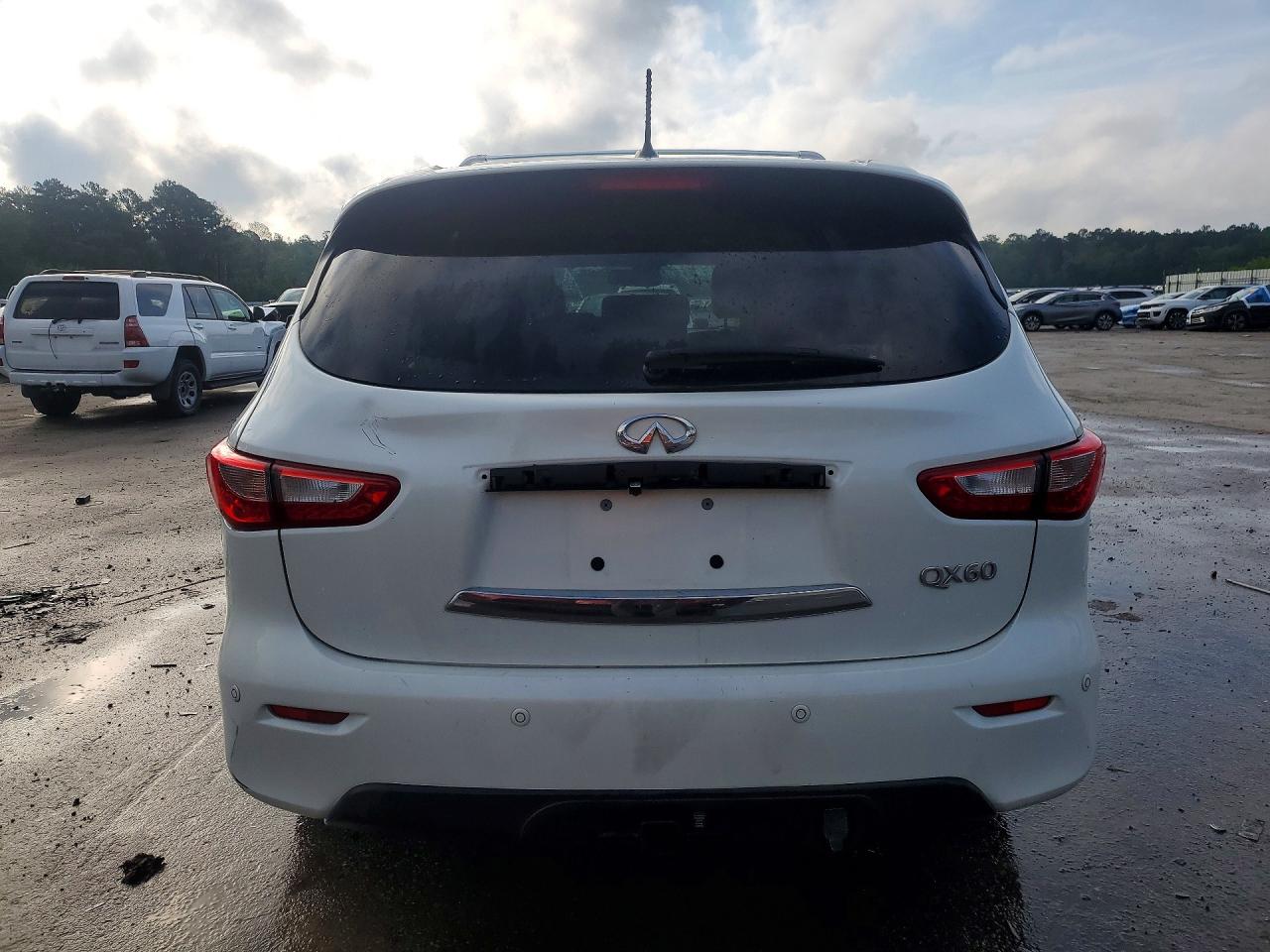 2015 Infiniti Qx60 Base White vin: 5N1AL0MN1FC527257