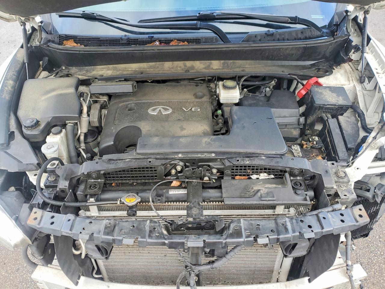 2015 Infiniti Qx60 Base White vin: 5N1AL0MN1FC527257