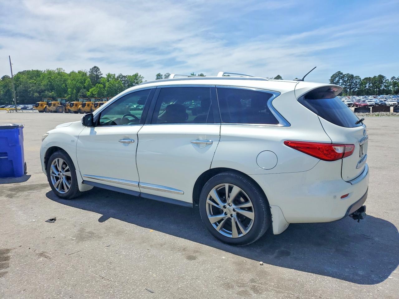 2015 Infiniti Qx60 Base White vin: 5N1AL0MN1FC528330
