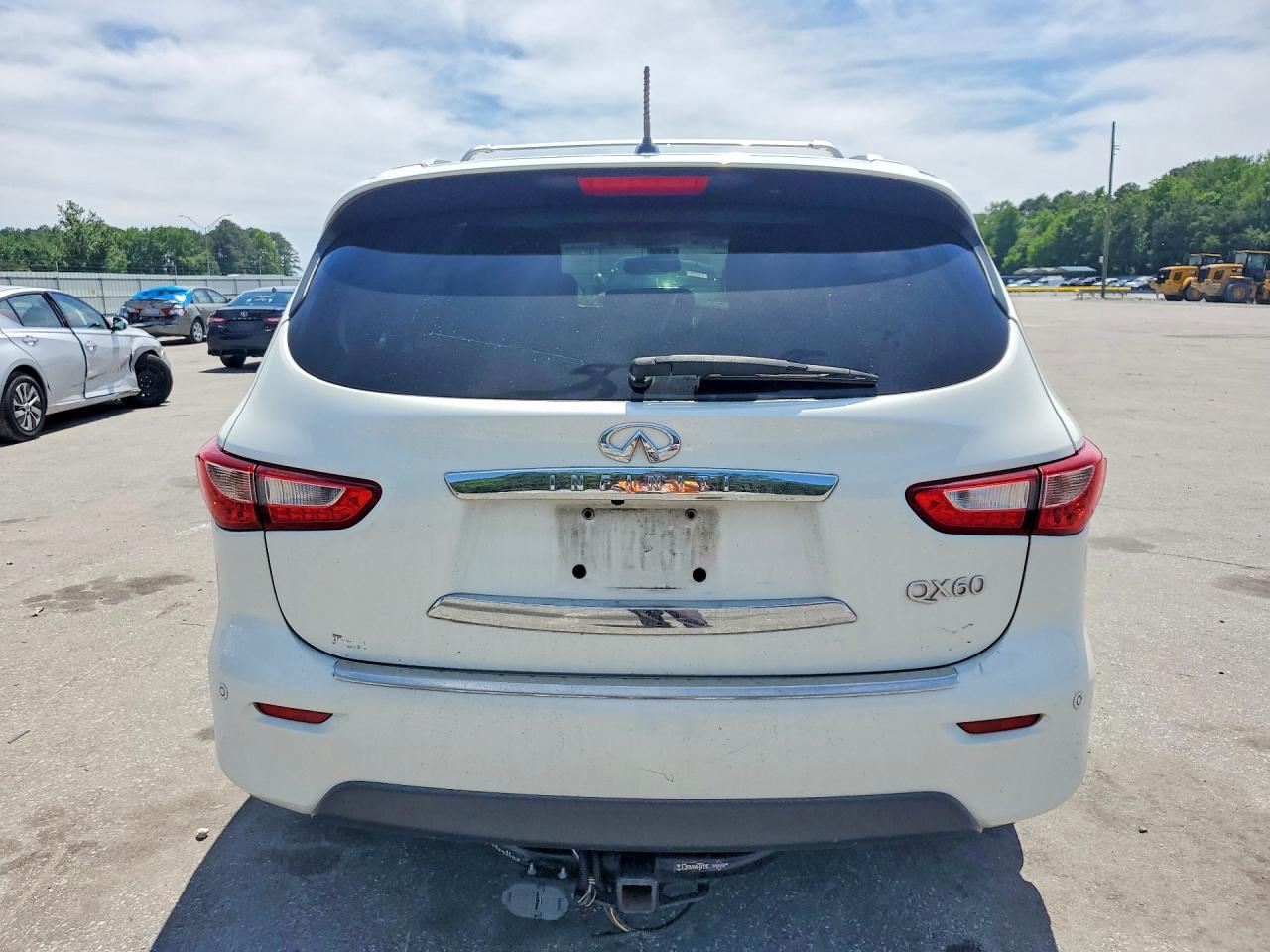 2015 Infiniti Qx60 Base White vin: 5N1AL0MN1FC528330