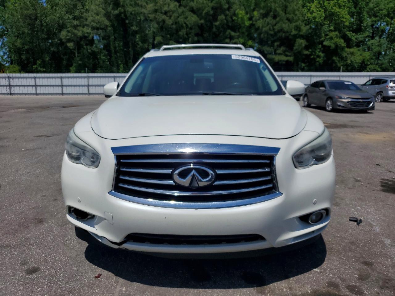 2015 Infiniti Qx60 Base White vin: 5N1AL0MN1FC528330