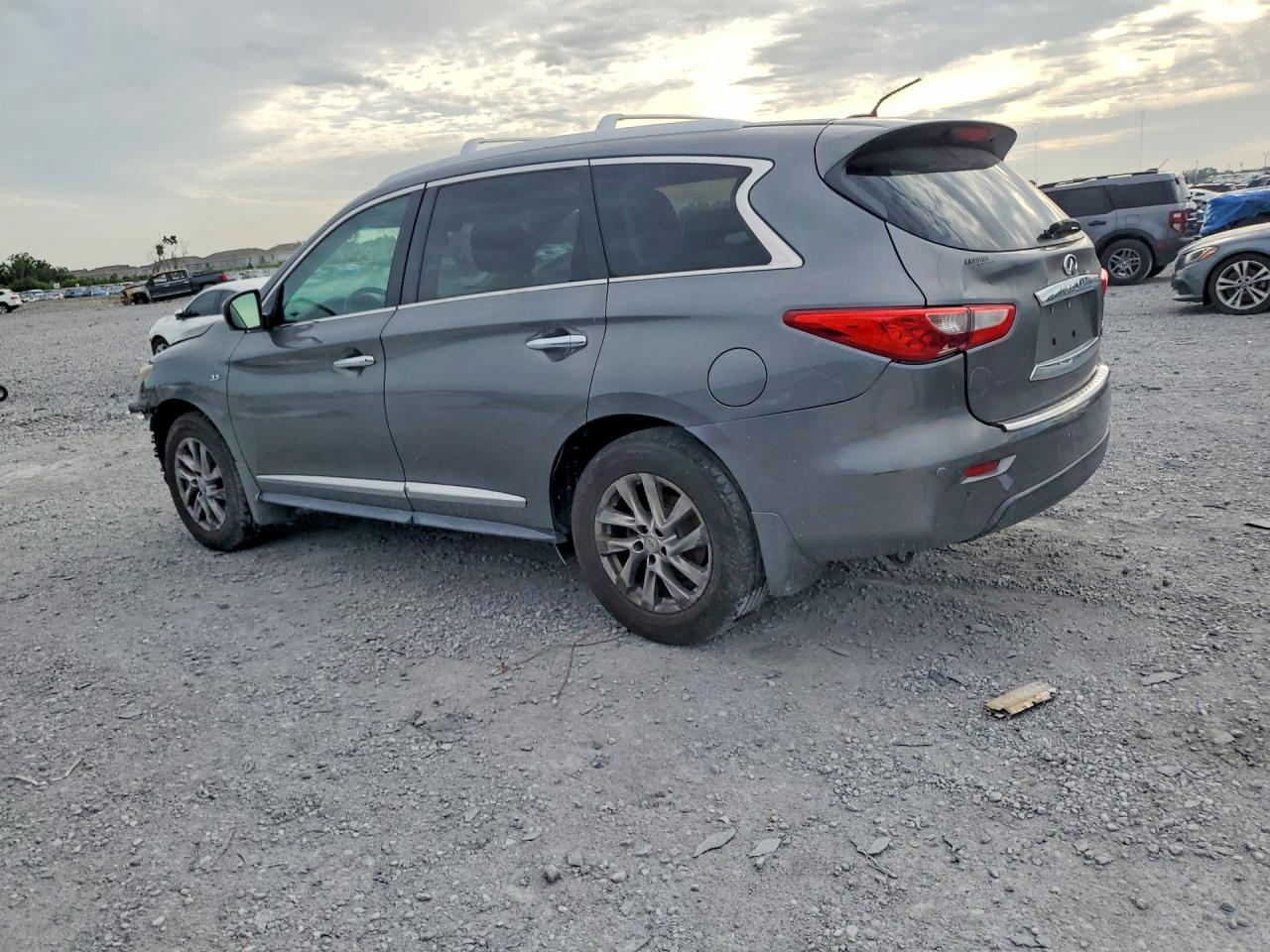 2015 Infiniti Qx60 Base Gray vin: 5N1AL0MN1FC549808