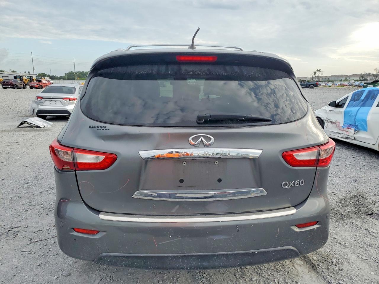 2015 Infiniti Qx60 Base Gray vin: 5N1AL0MN1FC549808