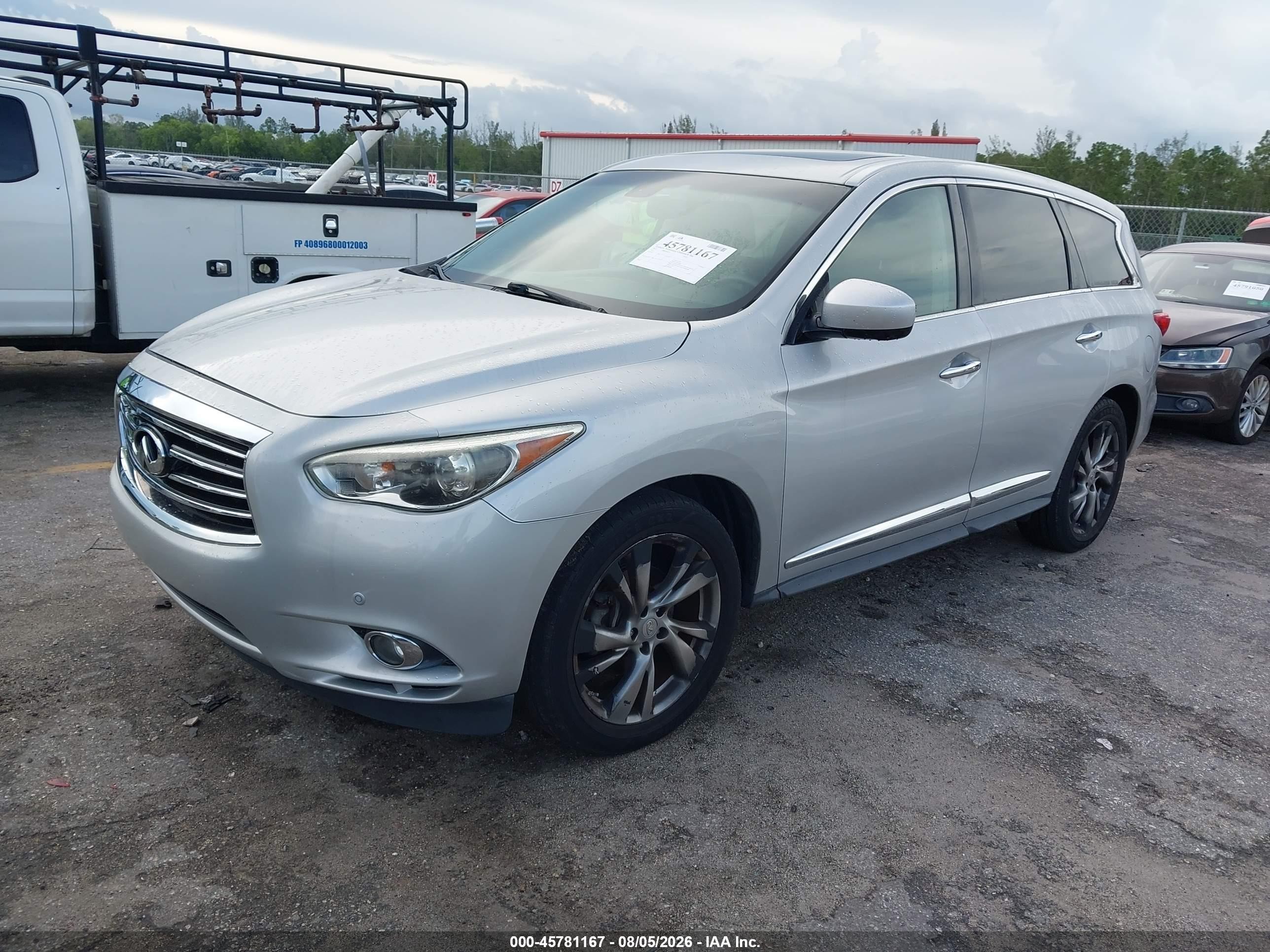 2013 Infiniti Jx35   Серебряный vin: 5N1AL0MN2DC306585