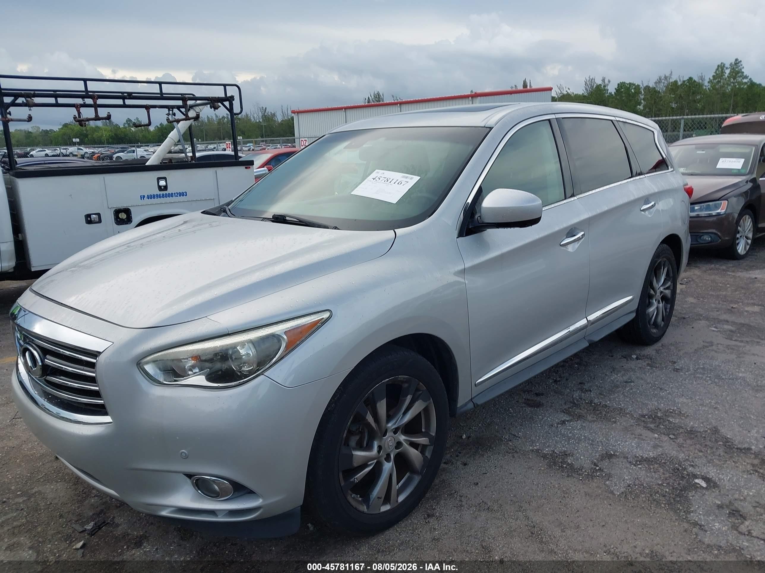 2013 Infiniti Jx35   Серебряный vin: 5N1AL0MN2DC306585