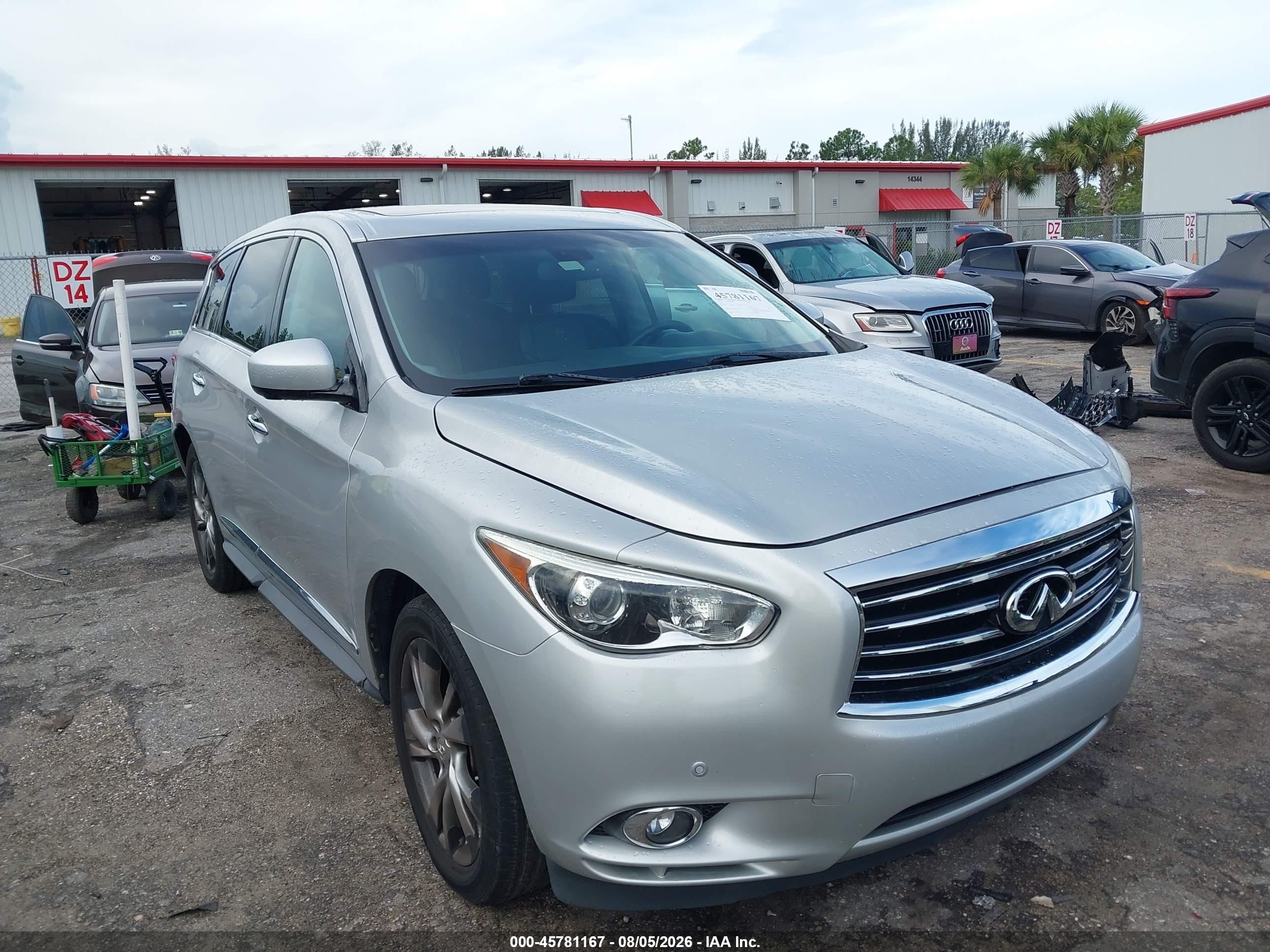 2013 Infiniti Jx35   Серебряный vin: 5N1AL0MN2DC306585
