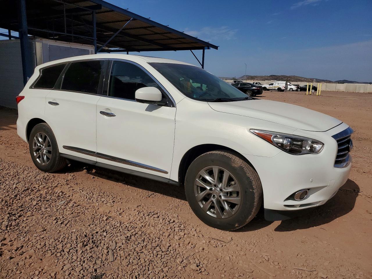2013 Infiniti Jx35 Base White vin: 5N1AL0MN2DC320762