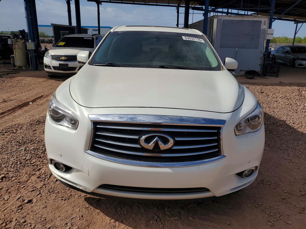 2013 Infiniti Jx35 Base White vin: 5N1AL0MN2DC320762
