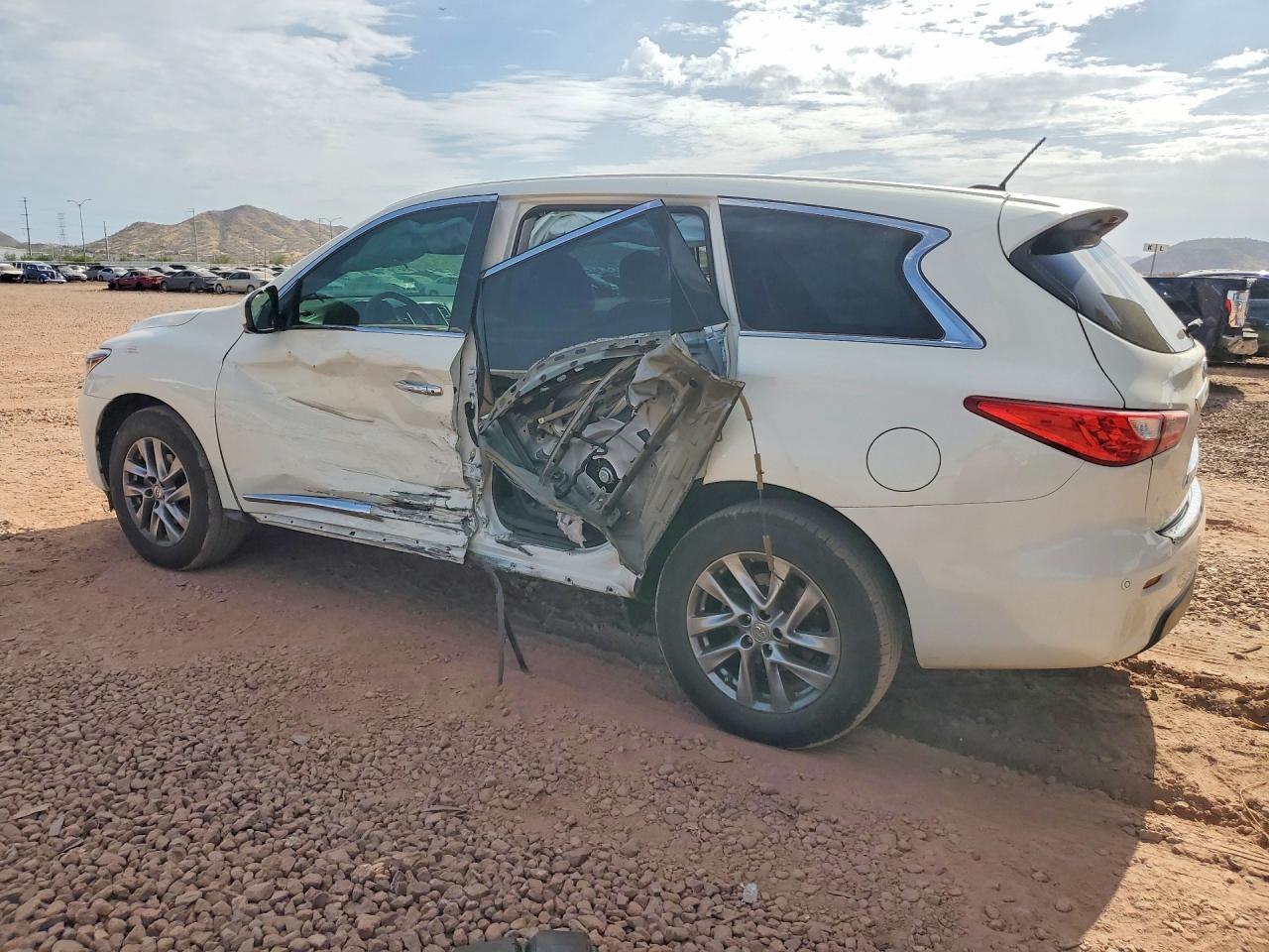 2013 Infiniti Jx35 Base White vin: 5N1AL0MN2DC320762