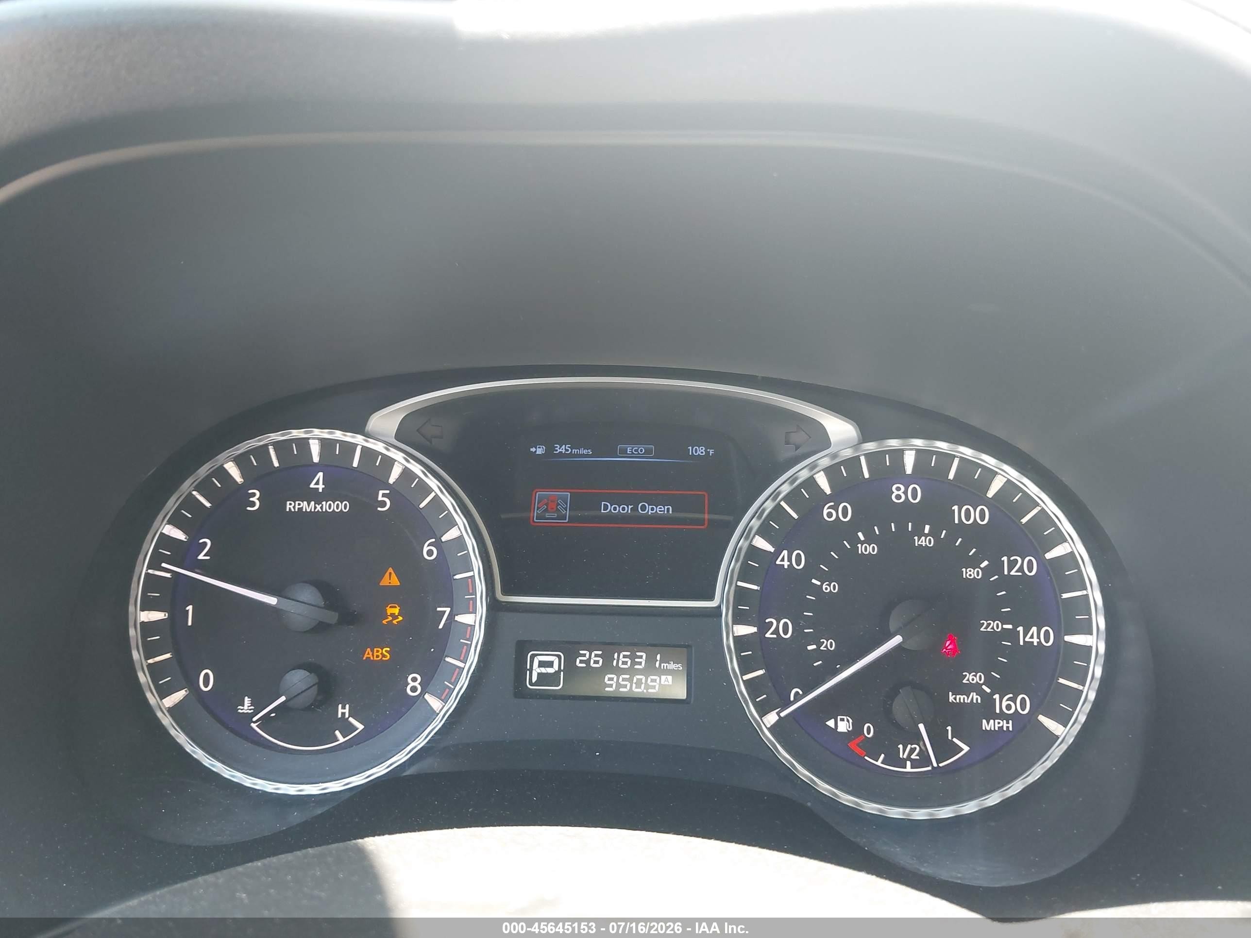 2013 Infiniti Jx35   White vin: 5N1AL0MN2DC351509
