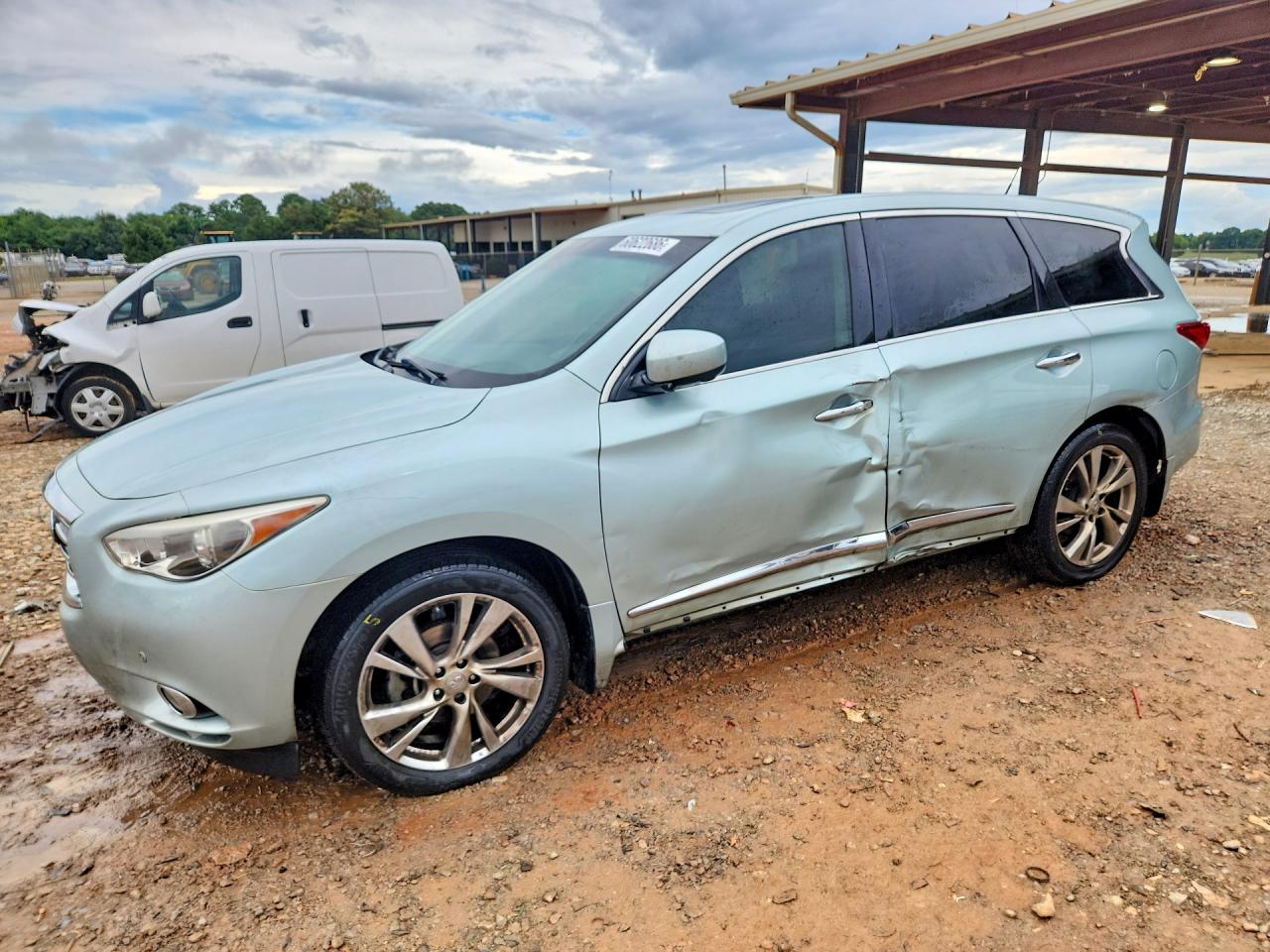 2014 Infiniti Qx60 Base Turquoise vin: 5N1AL0MN2EC503211