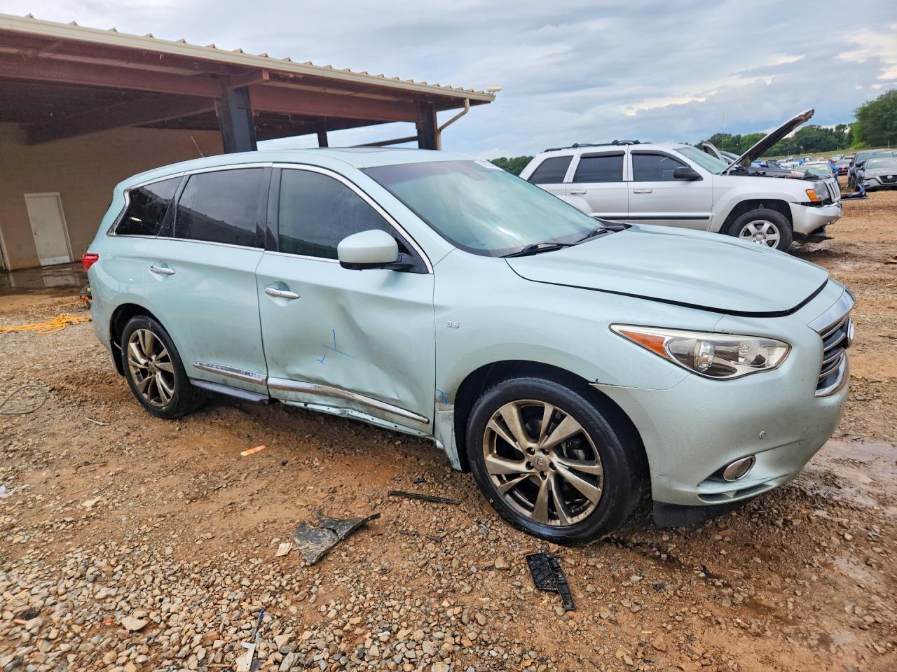 2014 Infiniti Qx60 Base Turquoise vin: 5N1AL0MN2EC503211