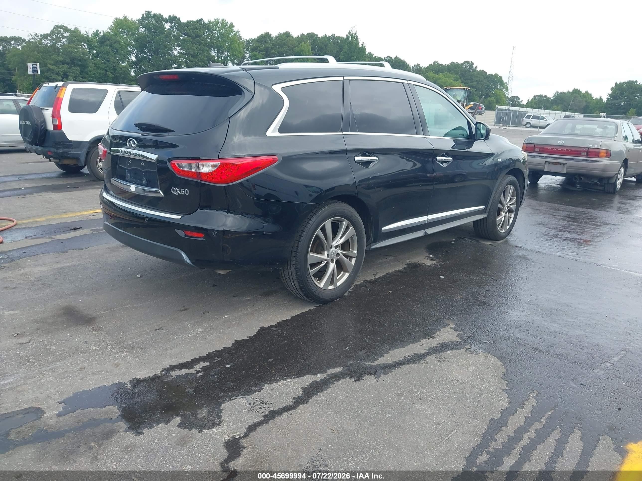 2014 Infiniti Qx60   Black vin: 5N1AL0MN2EC508974