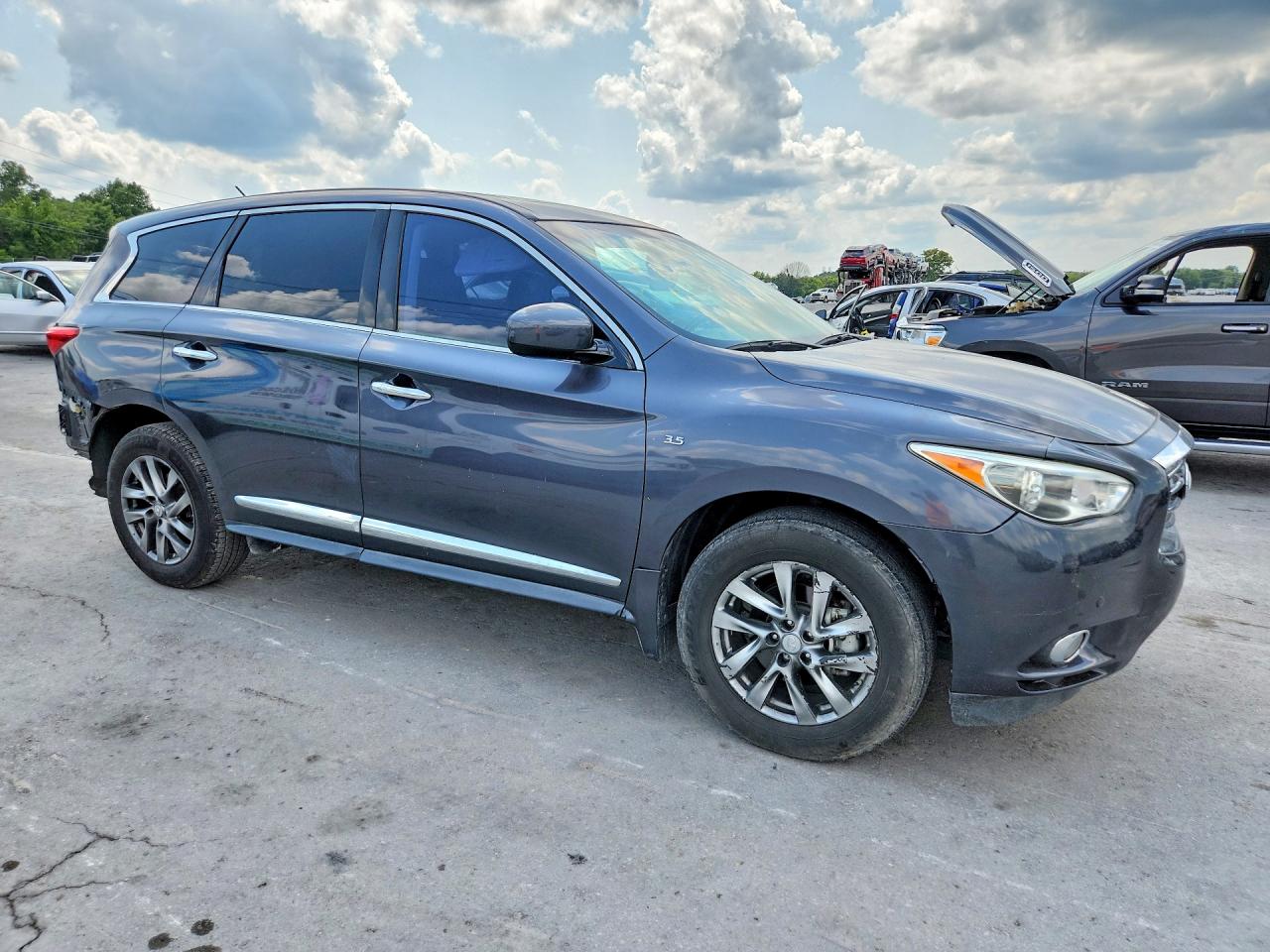 2014 Infiniti Qx60 Base Charcoal vin: 5N1AL0MN2EC523927