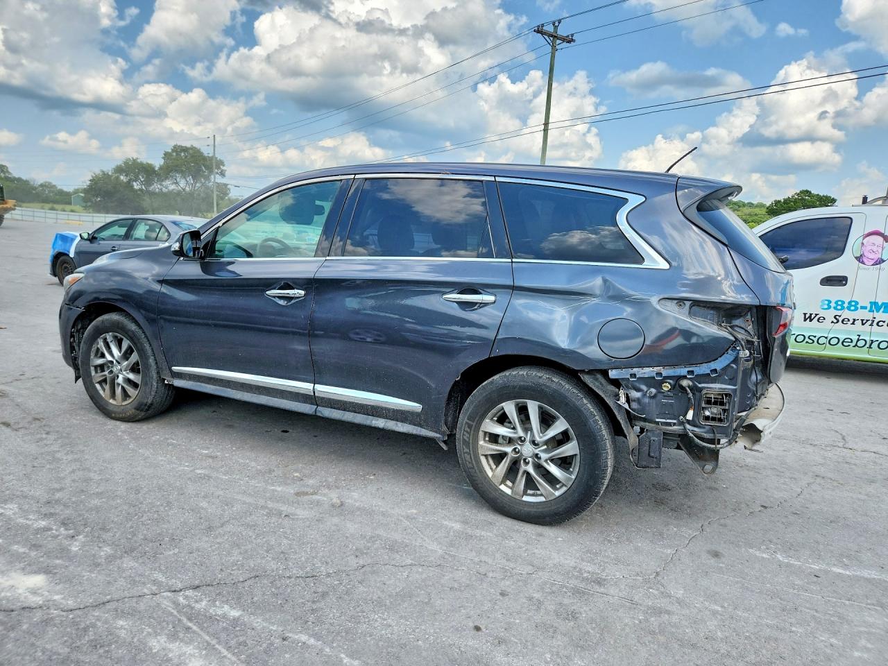2014 Infiniti Qx60 Base Charcoal vin: 5N1AL0MN2EC523927