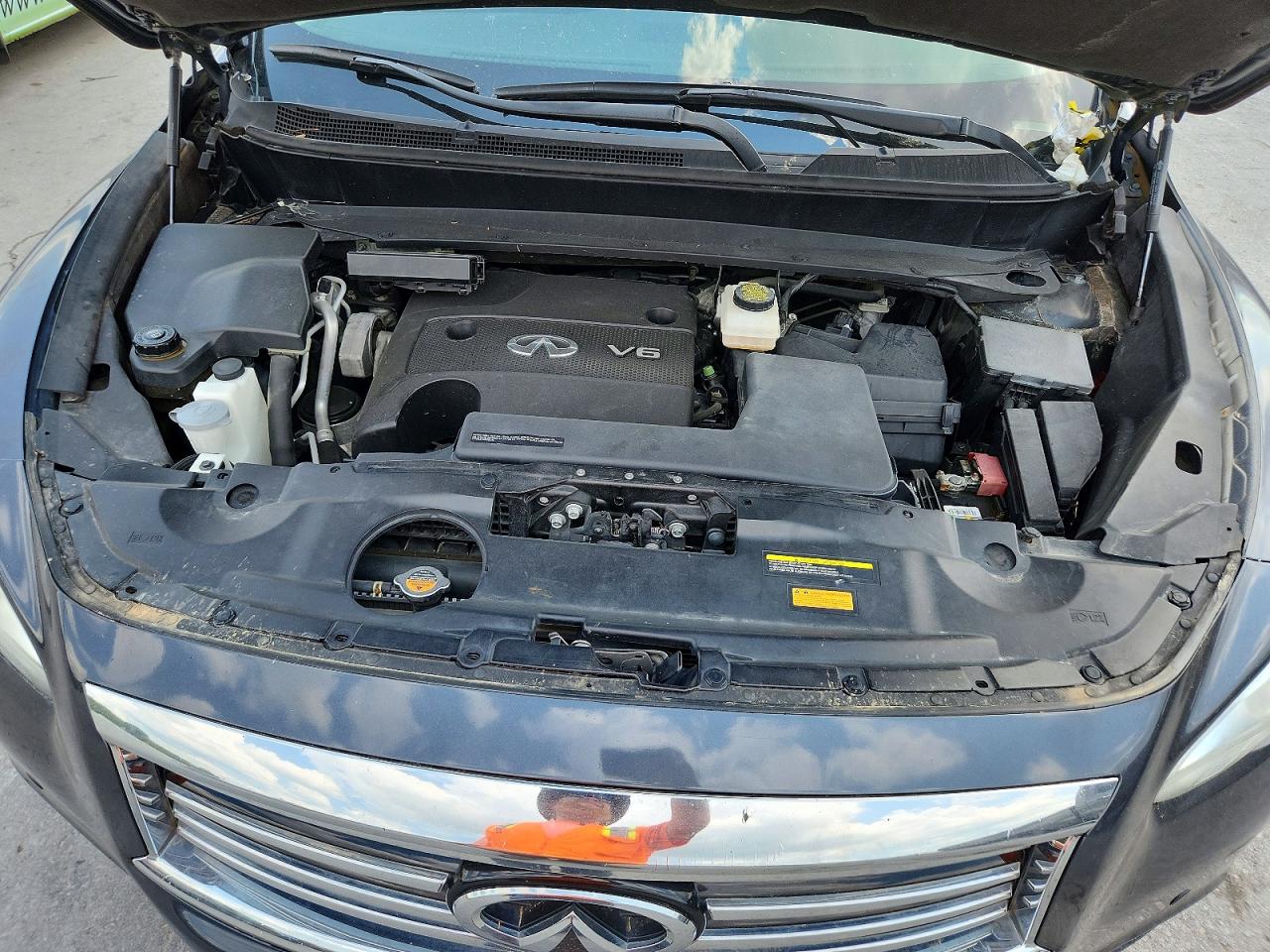 2014 Infiniti Qx60 Base Charcoal vin: 5N1AL0MN2EC523927