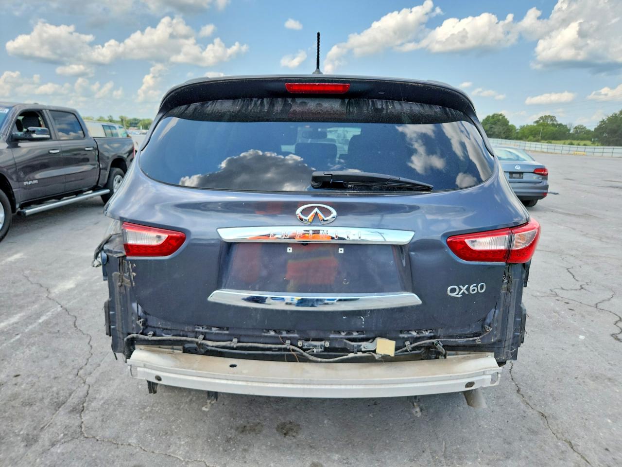 2014 Infiniti Qx60 Base Charcoal vin: 5N1AL0MN2EC523927